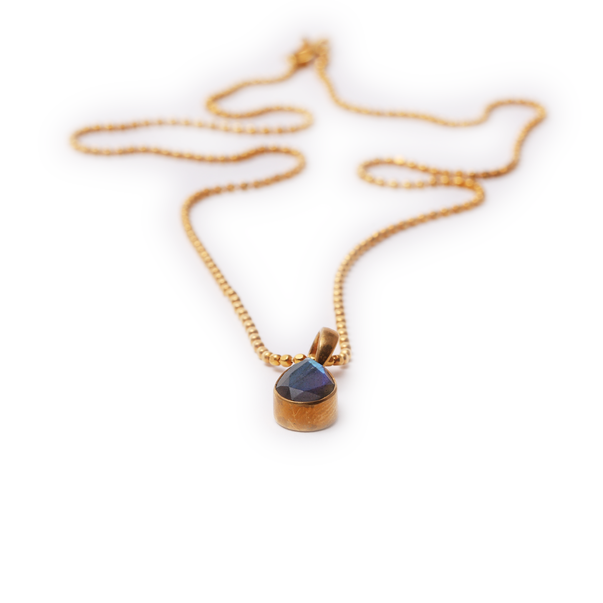 Small drop Pendant - Labradorite