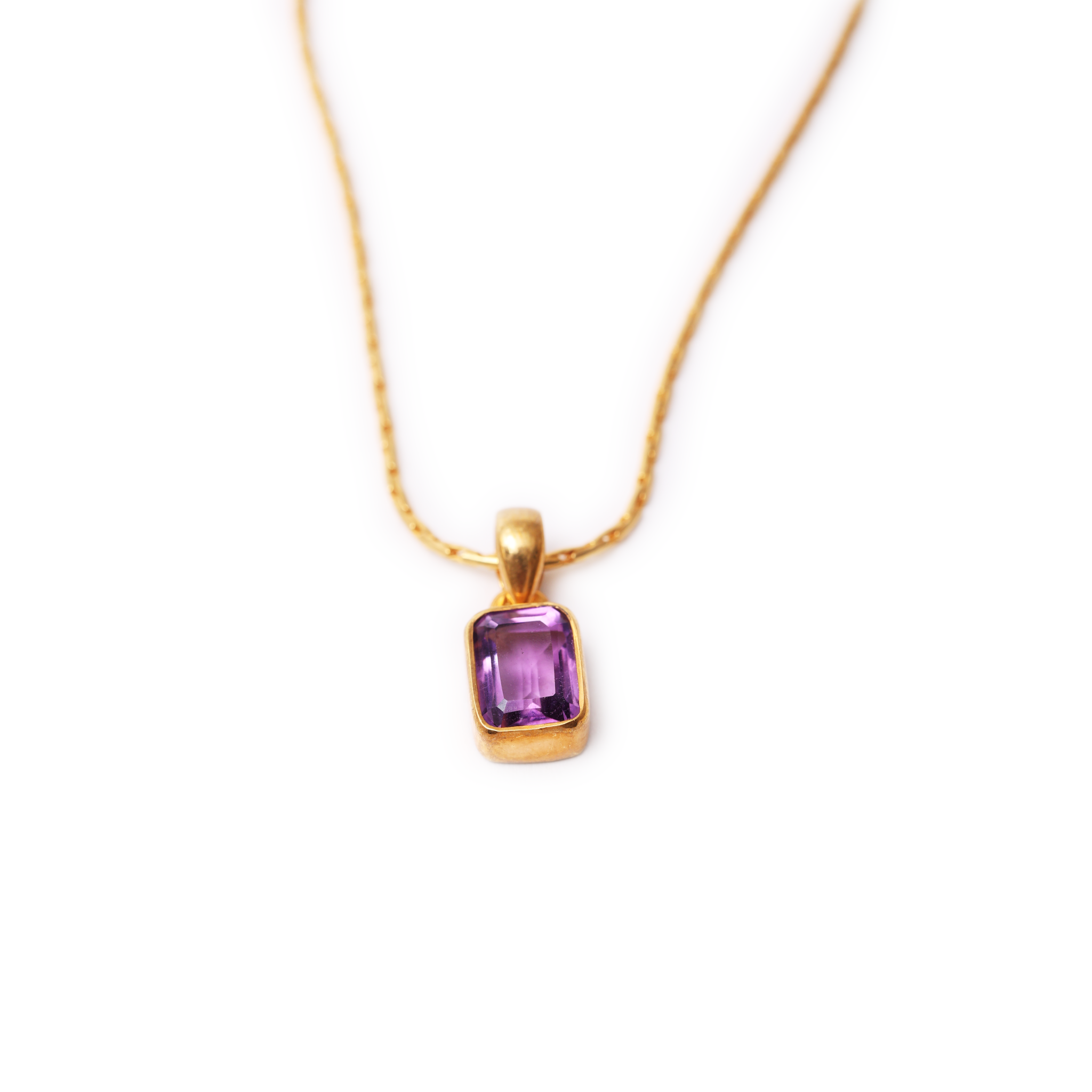 Designer Amethyst Pendant – design variation