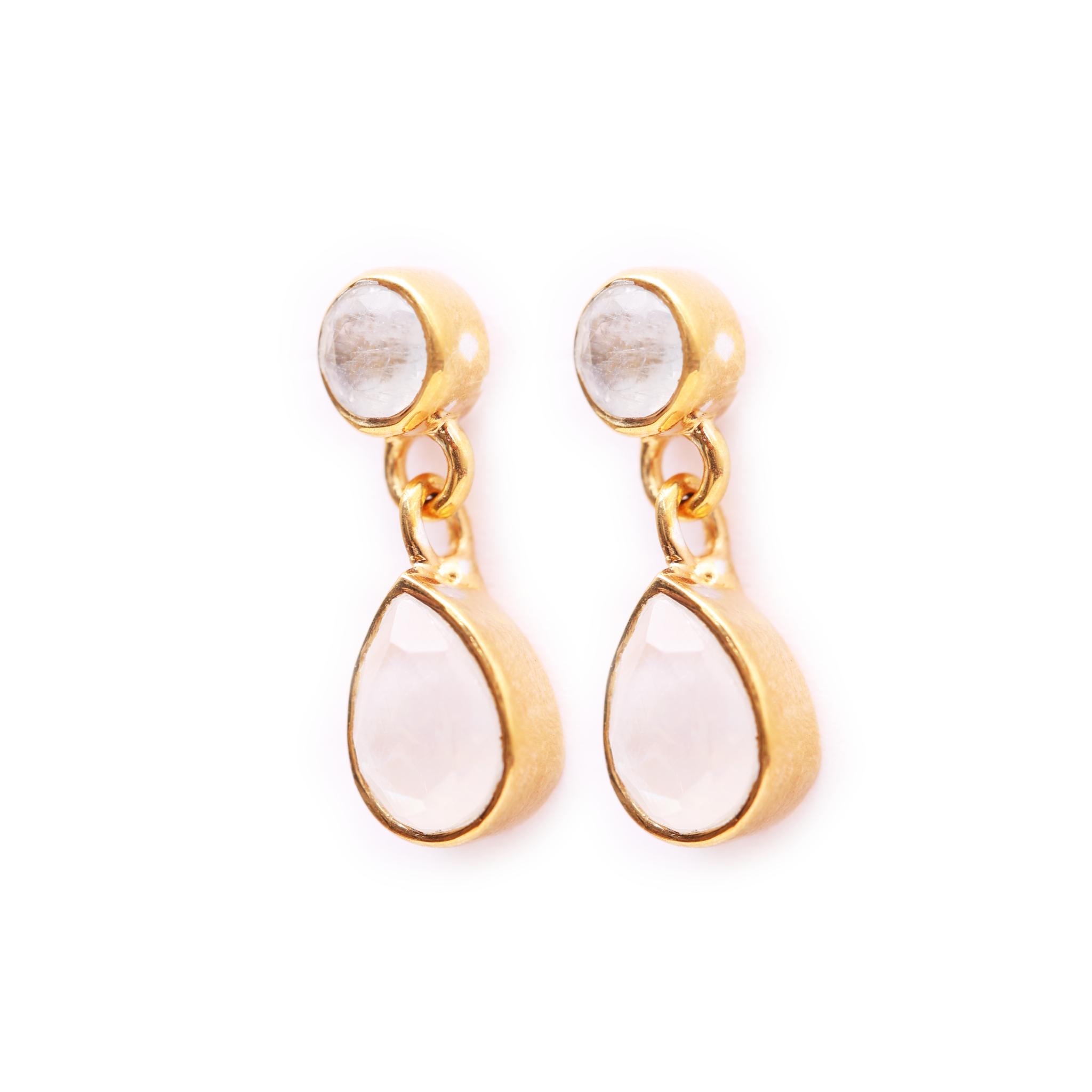 Dew Drops - Rainbow Moonstone