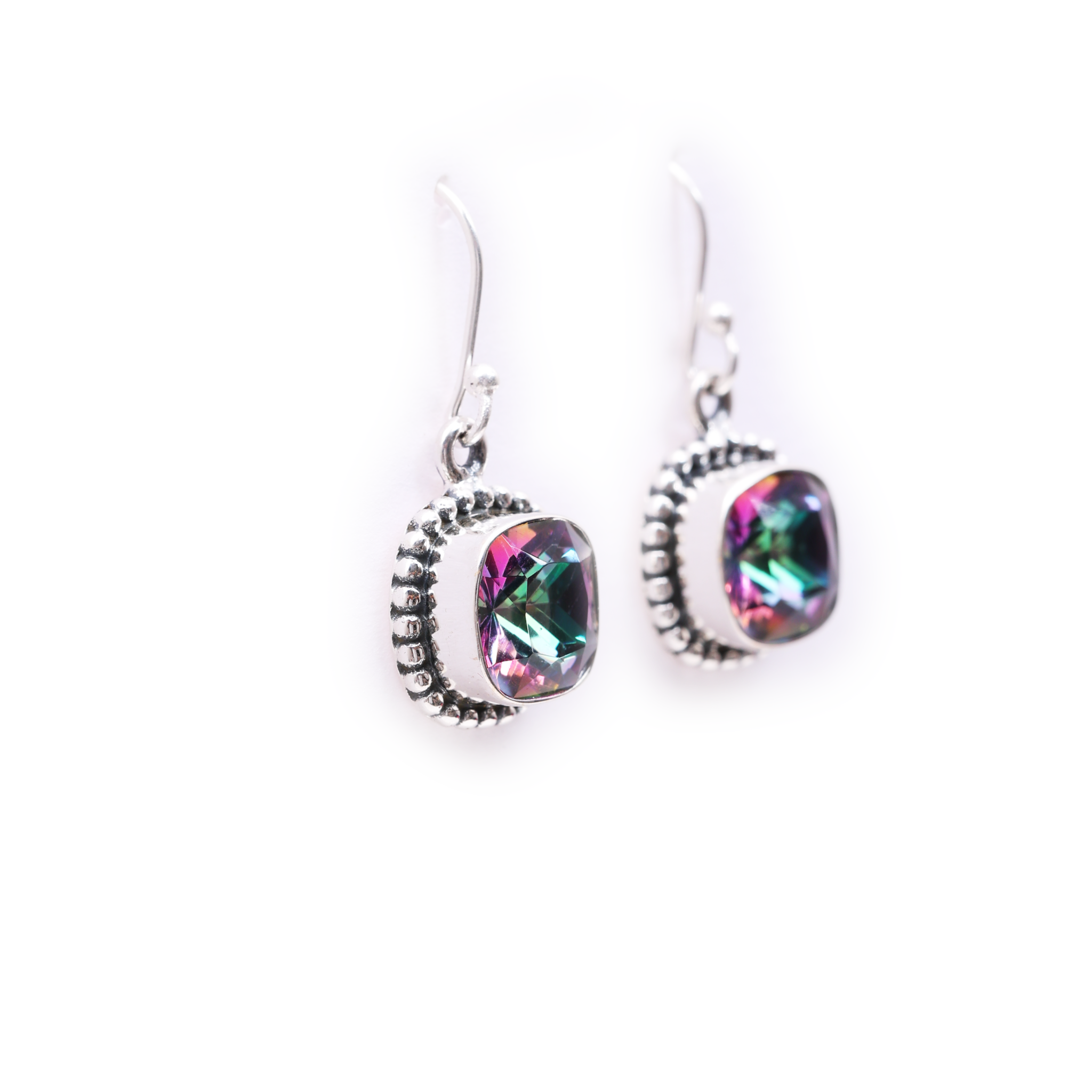 Mystic Quartz Aura Earrings