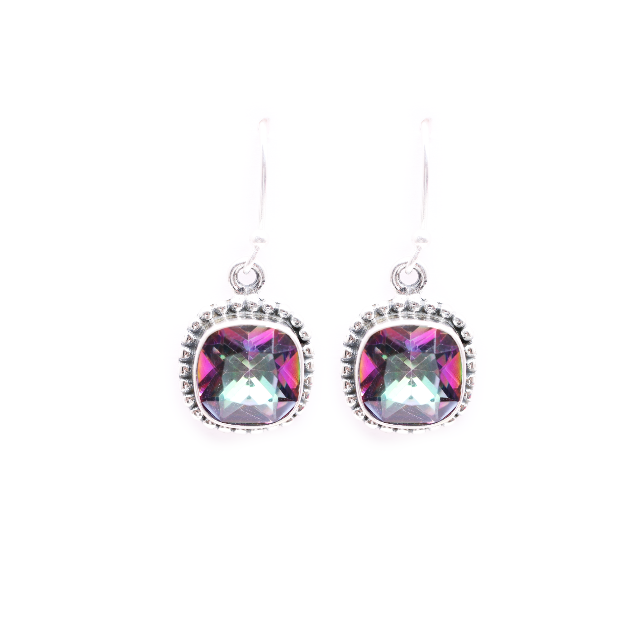 Mystic Quartz Aura Earrings