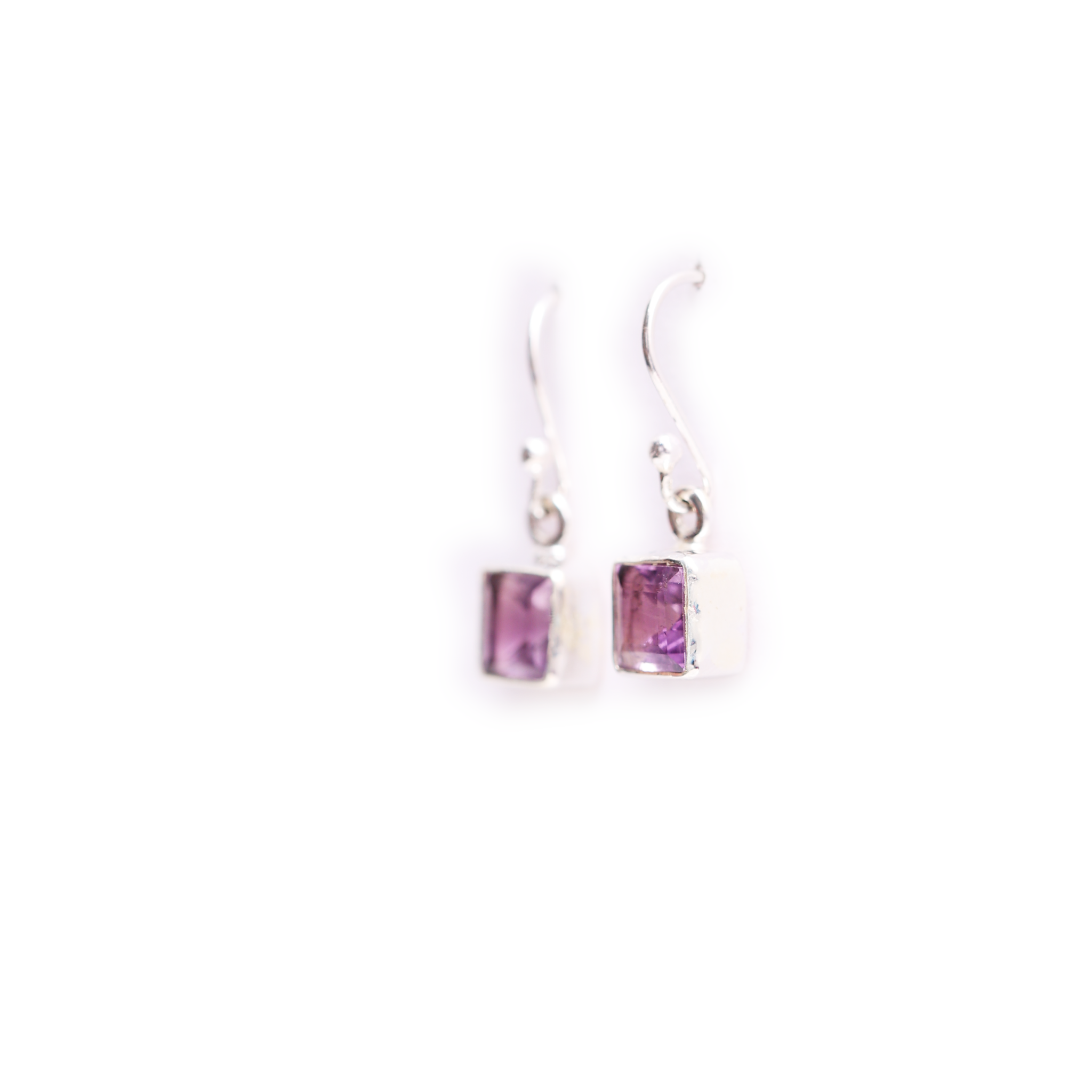 Hanging Square - Amethyst