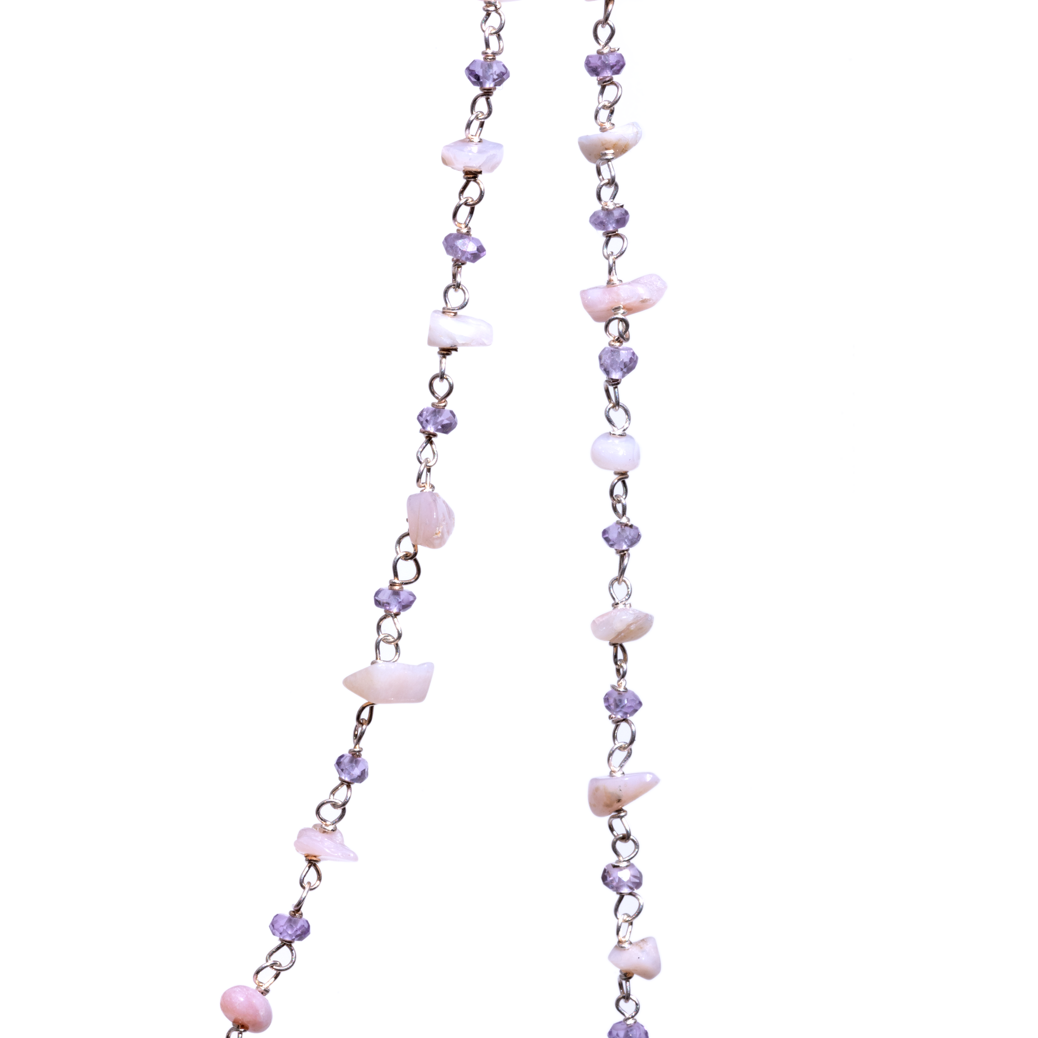 Opal Beaded - Pink Opal / Amethyst