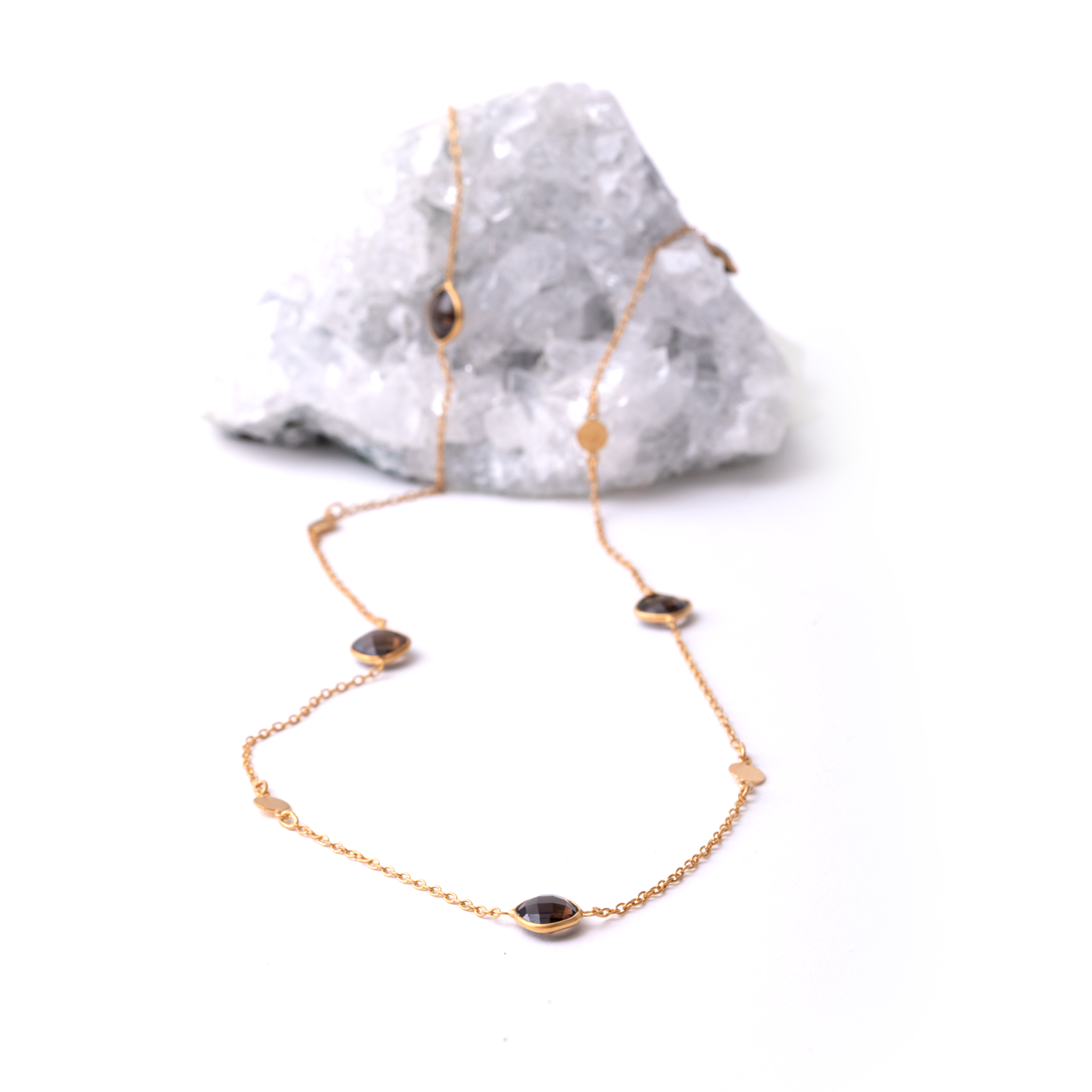 Circle of Gem - Smokey Quartz