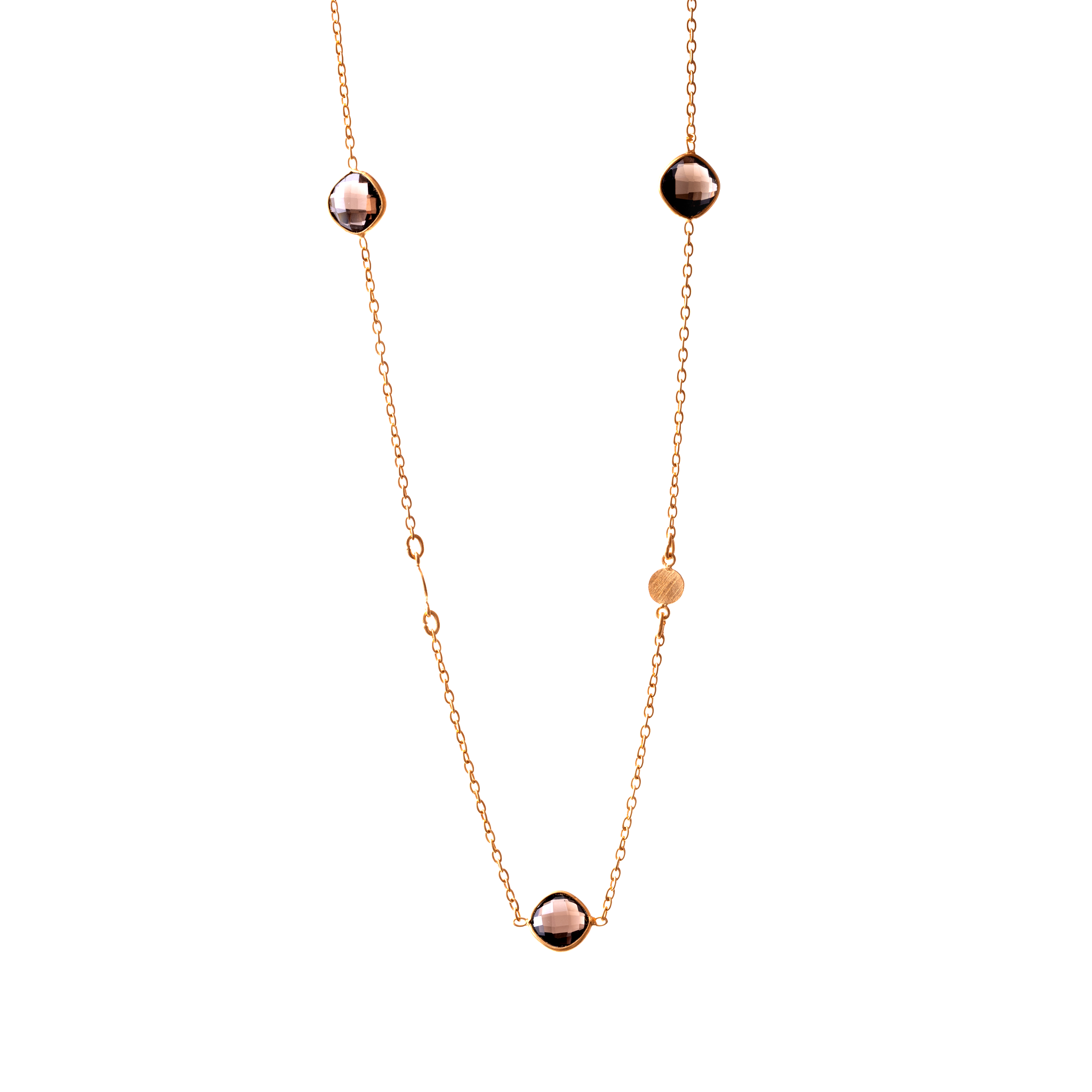 Circle of Gem - Smokey Quartz