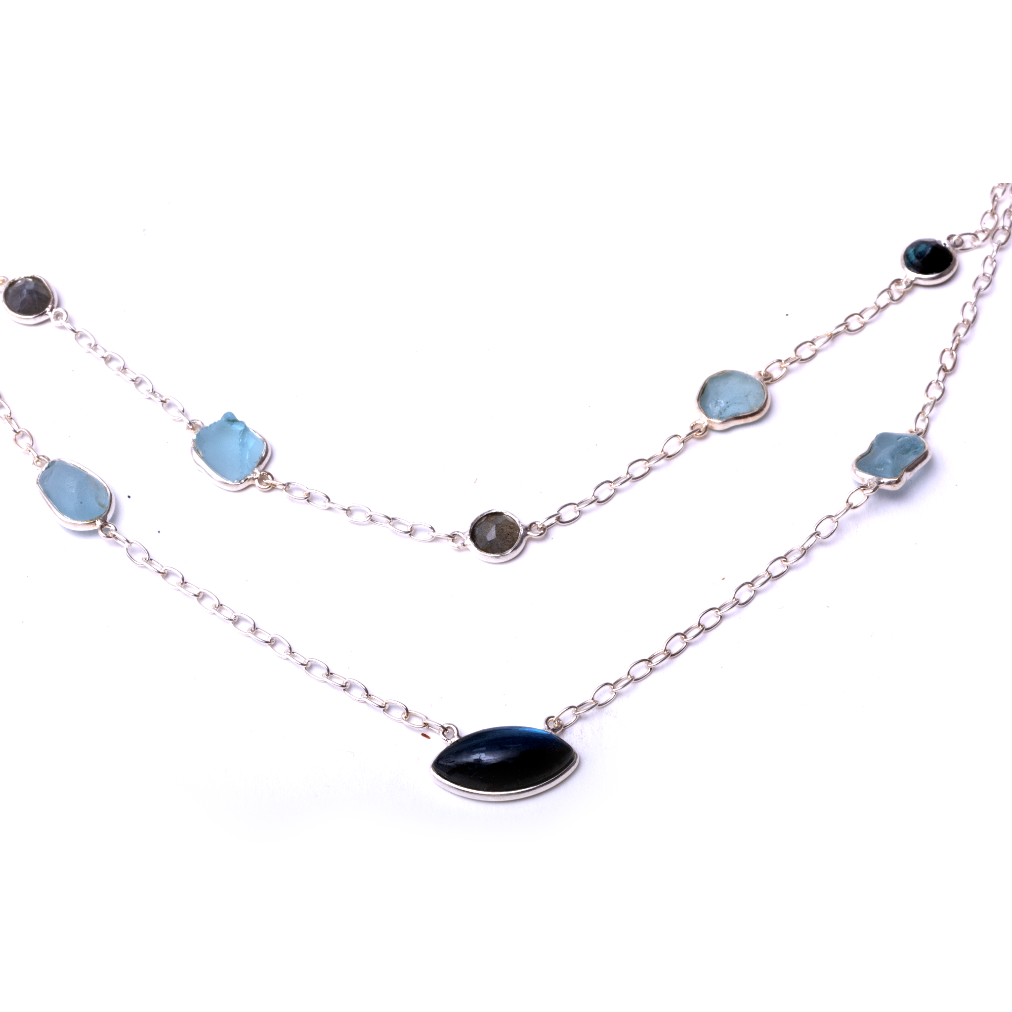 Eye Shaped Double Layer - Labradorite