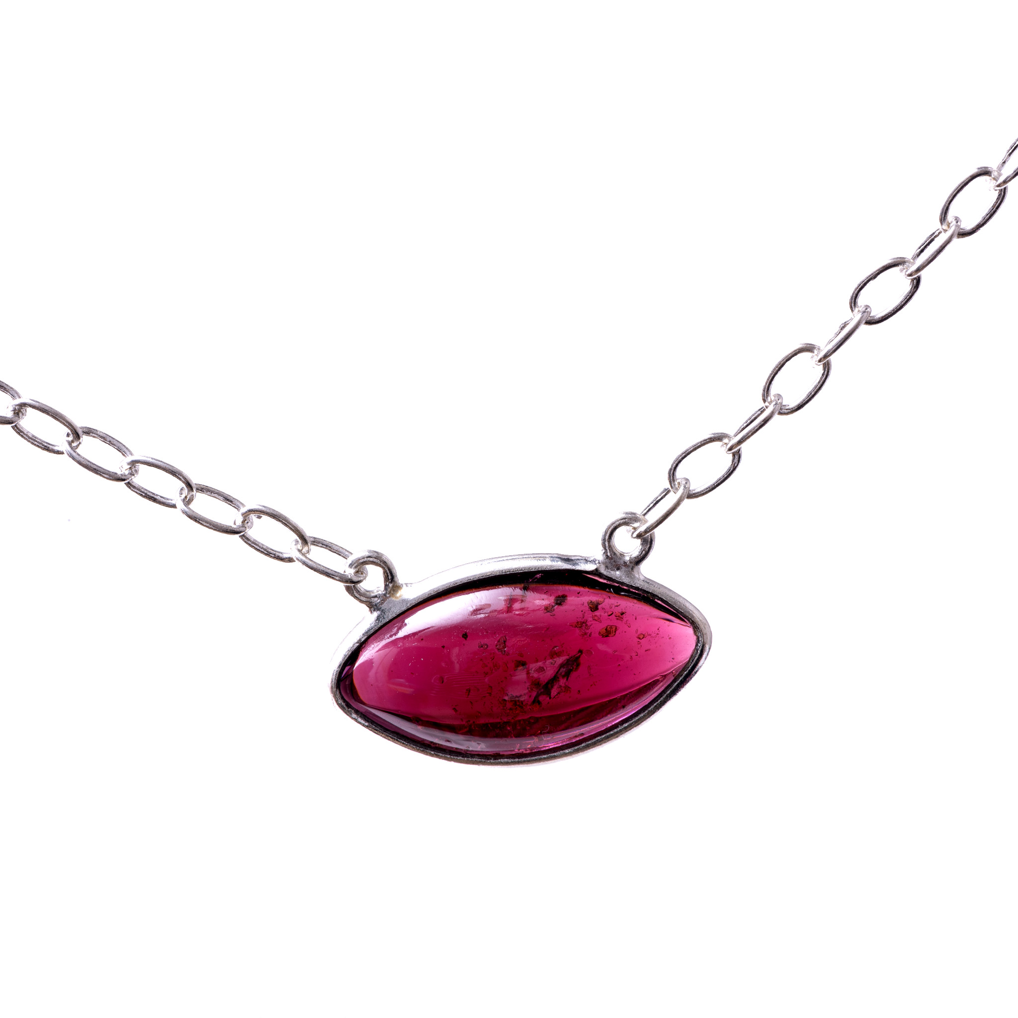 Eye Shaped Double Layer - Garnet