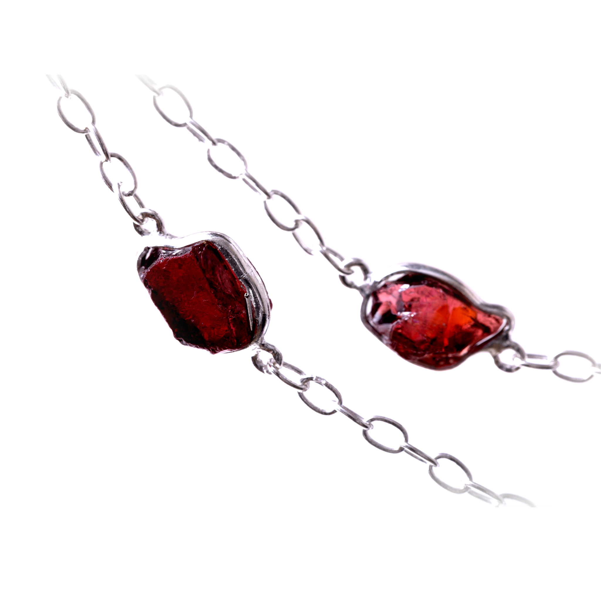 Eye Shaped Double Layer - Garnet