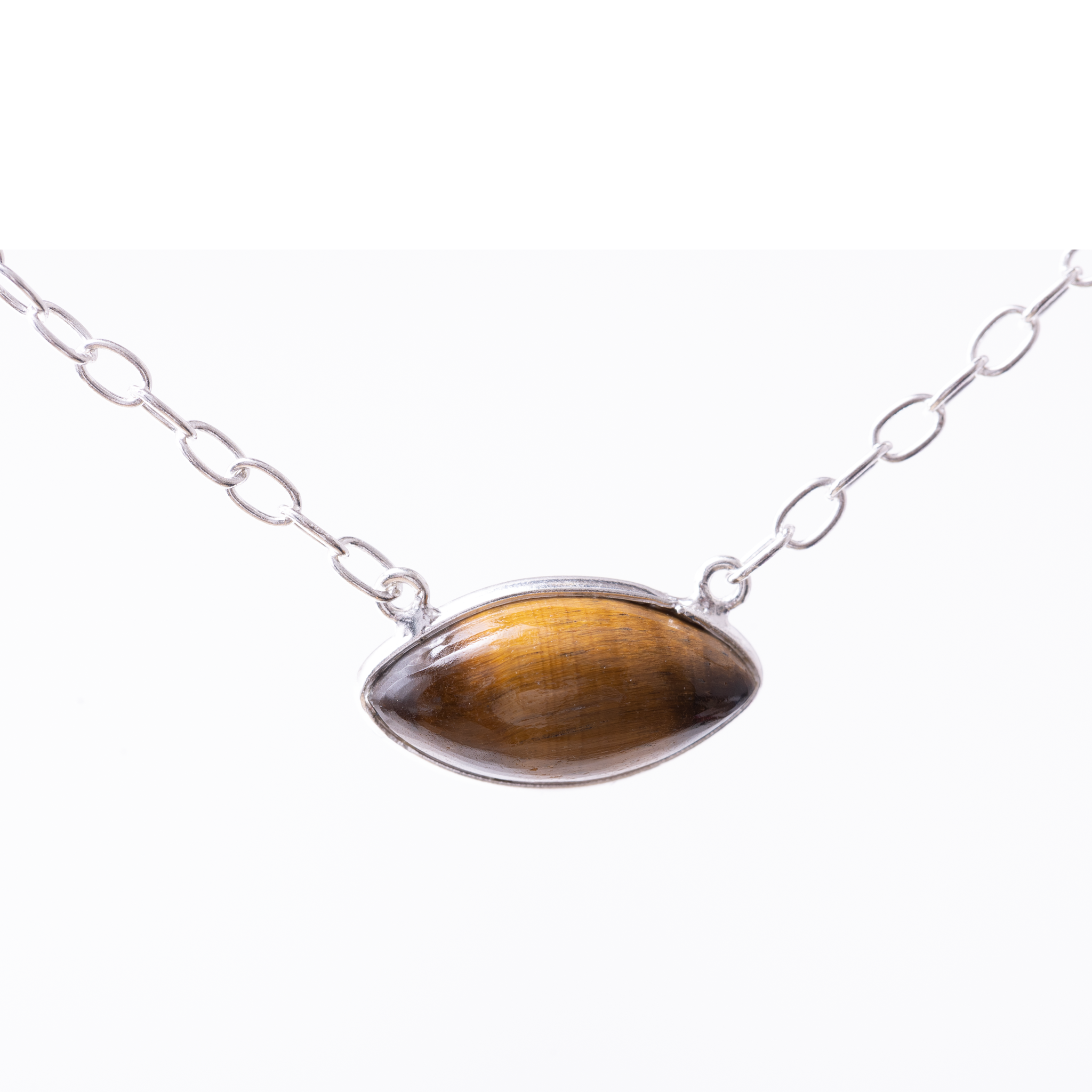Eye Shaped Double Layer - Citrine