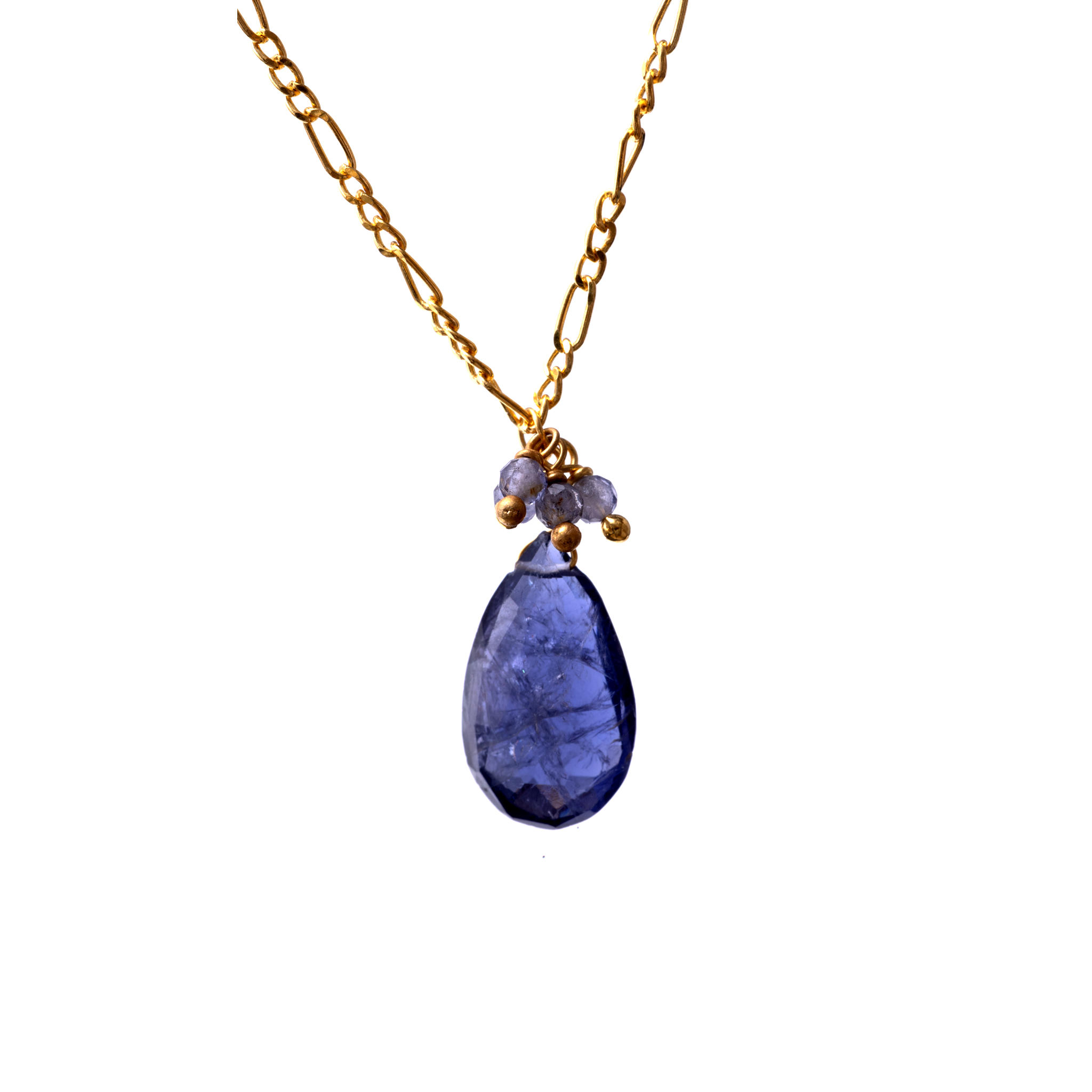 Chain with Drop stone - Lolite