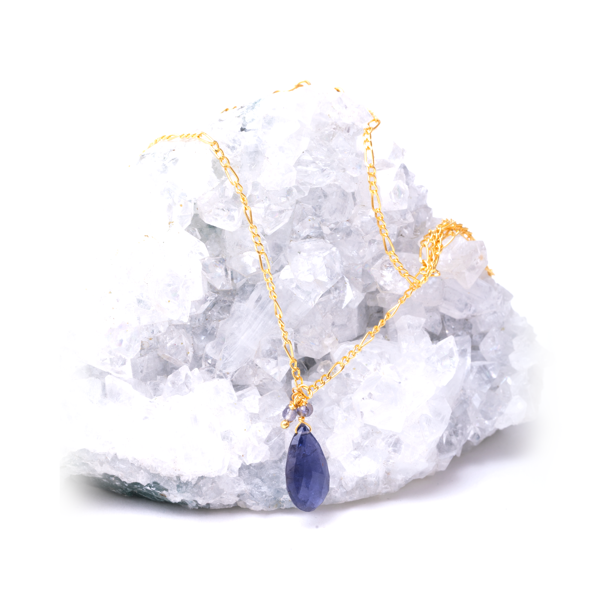 Chain with Drop stone - Lolite