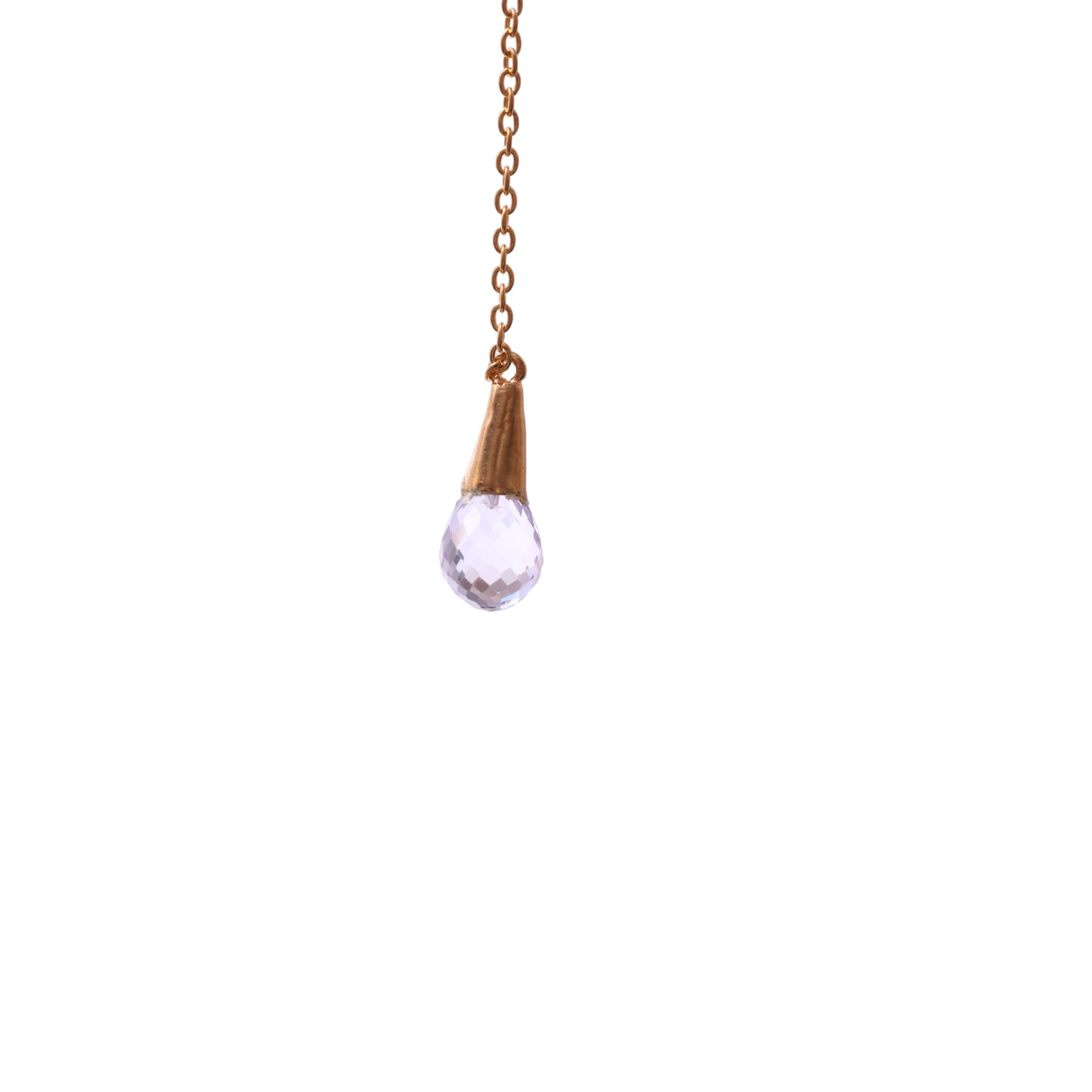 Gem Cone Charm - Amethyst