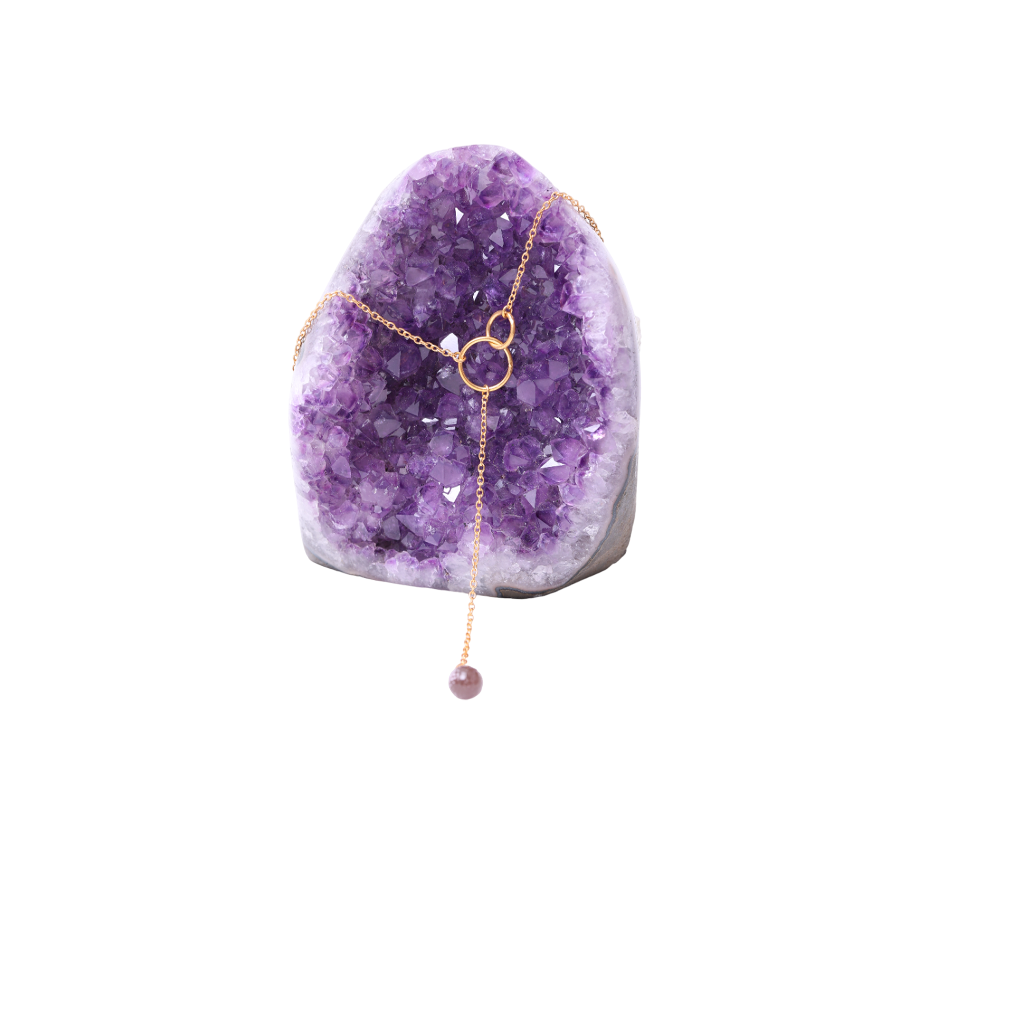 Gem Cone Charm - Amethyst