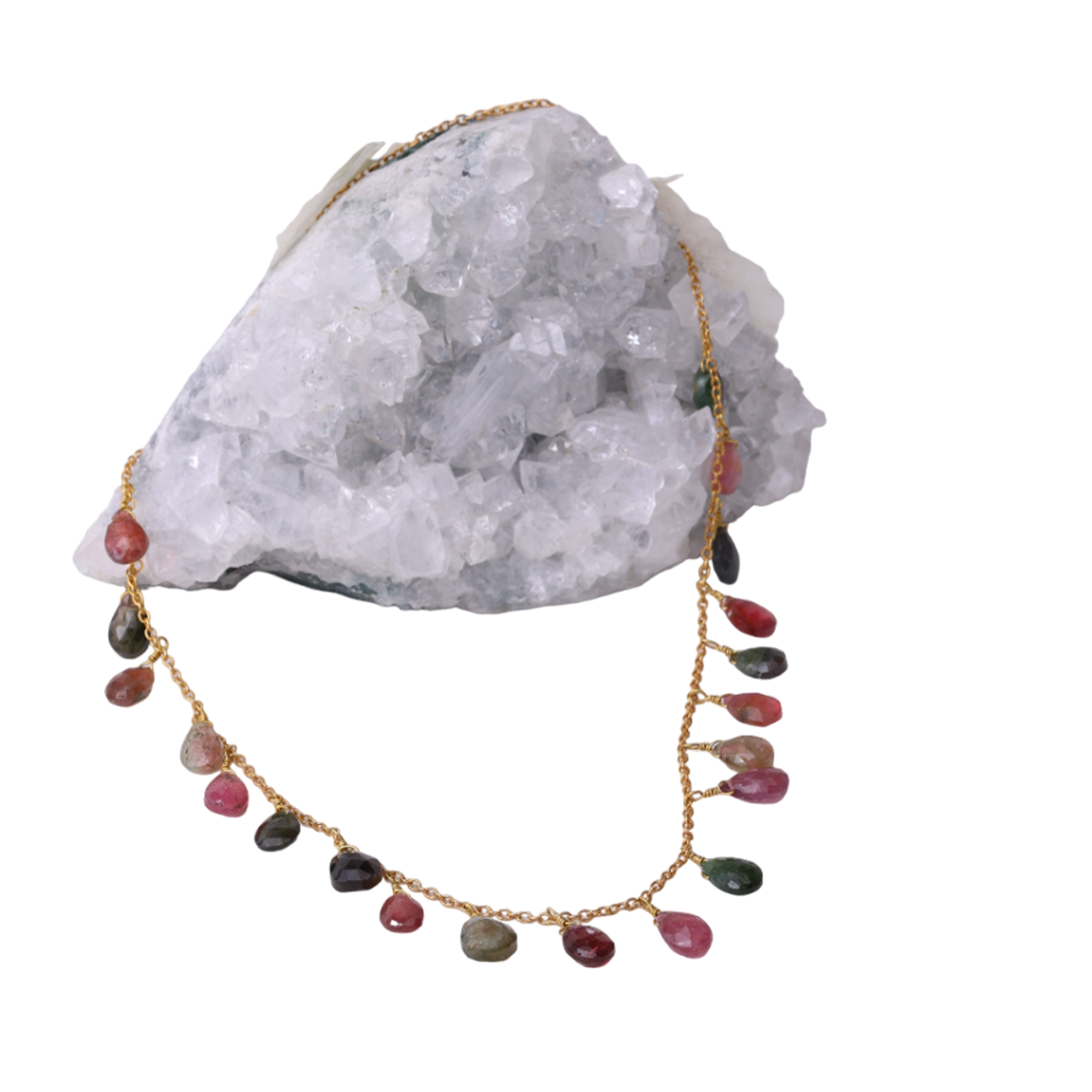 Tourmaline hanging stones - Tourmaline