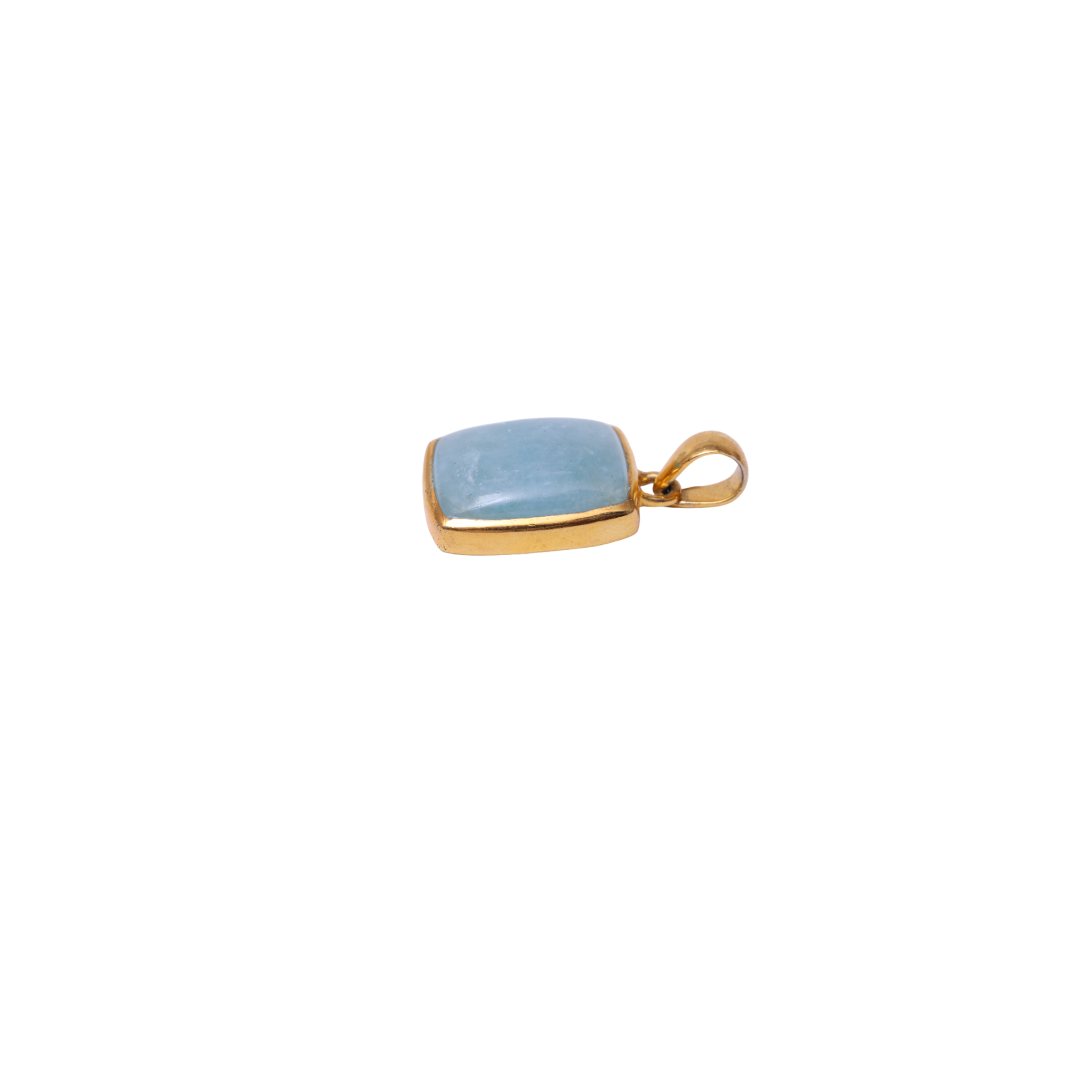 Chalcedony Pendant  - Square Shaped