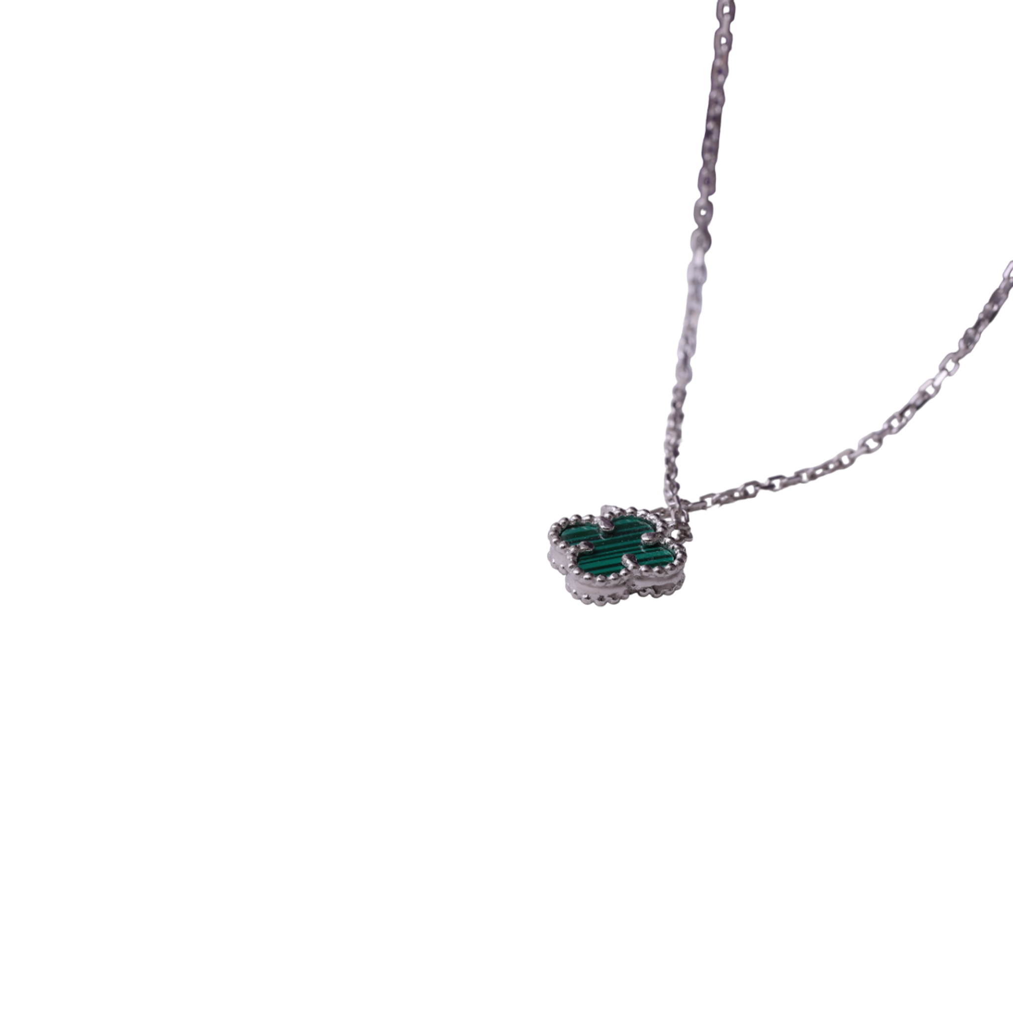 Flower Necklace - Malachite