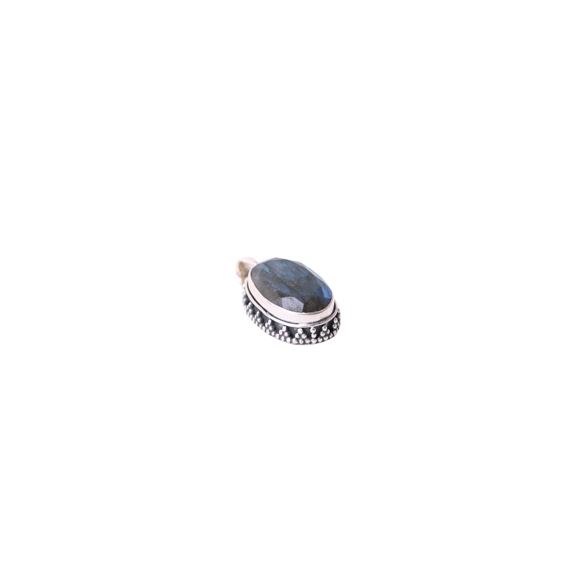 Oval shaped with Design - Labradorite