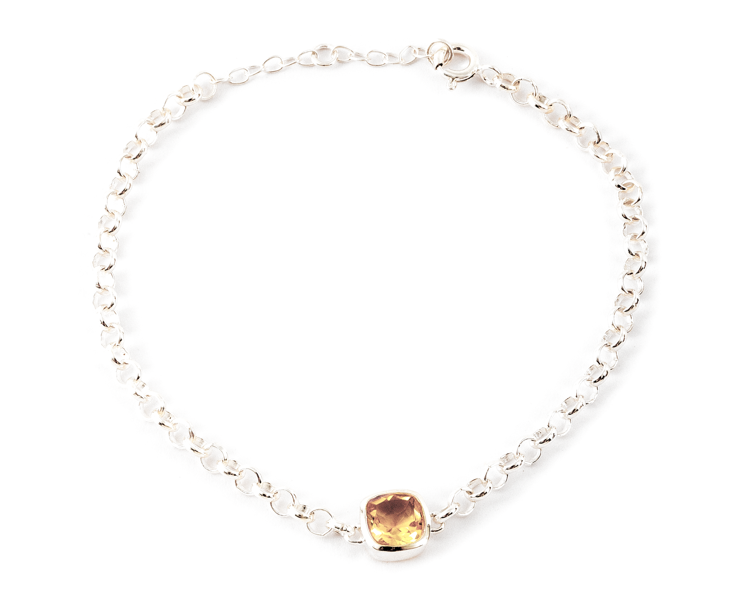 Quad Bracelet - Citrine