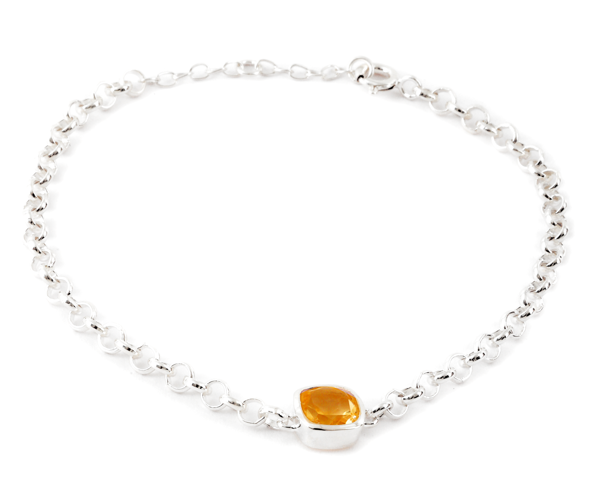 Quad Bracelet - Citrine