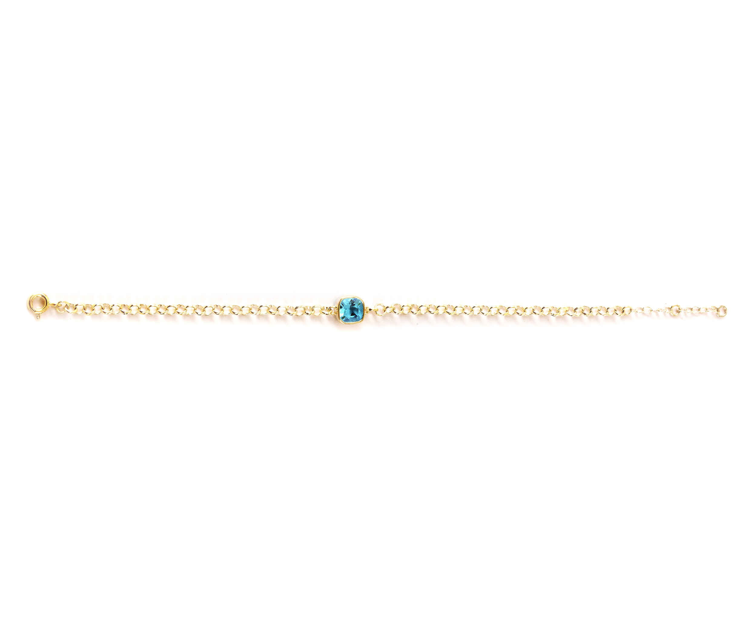 Quad Bracelet - Blue Topaz
