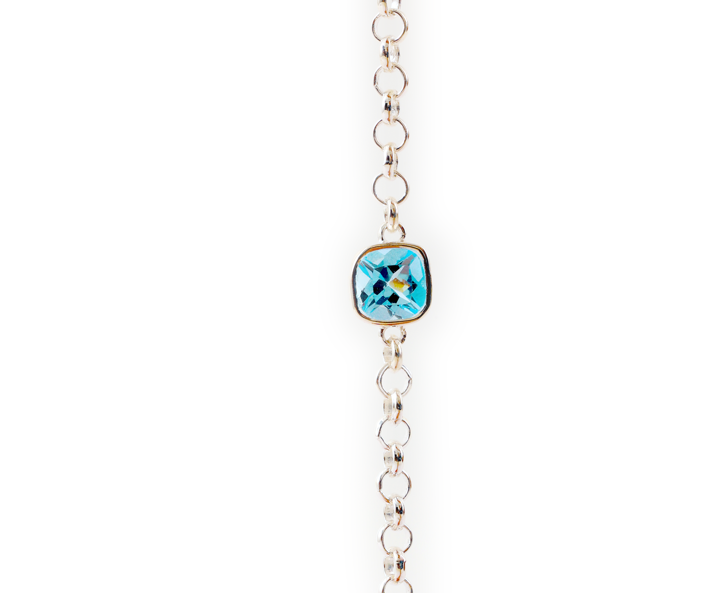 Quad Bracelet - Blue Topaz