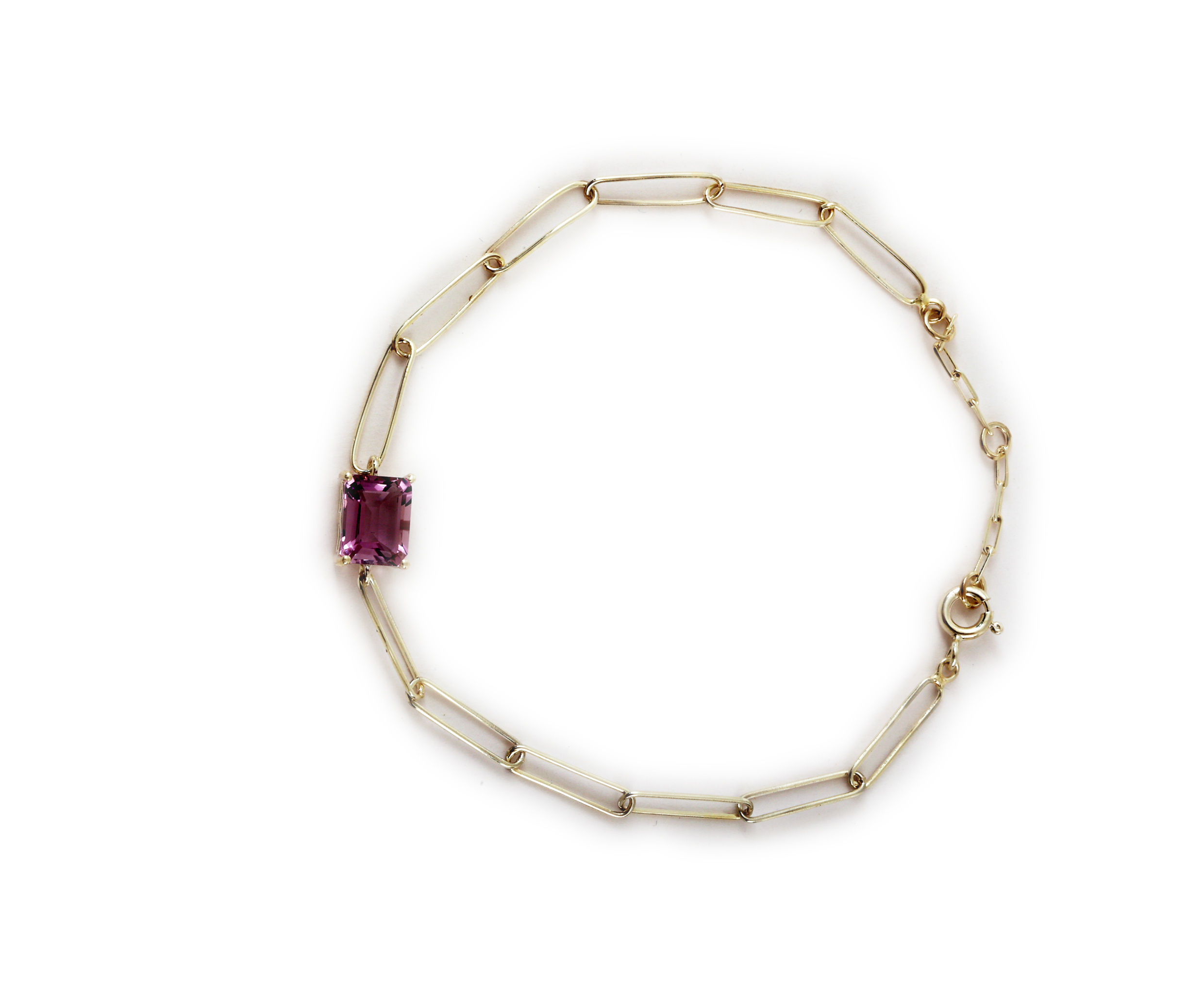 Moon Bracelet - Garnet