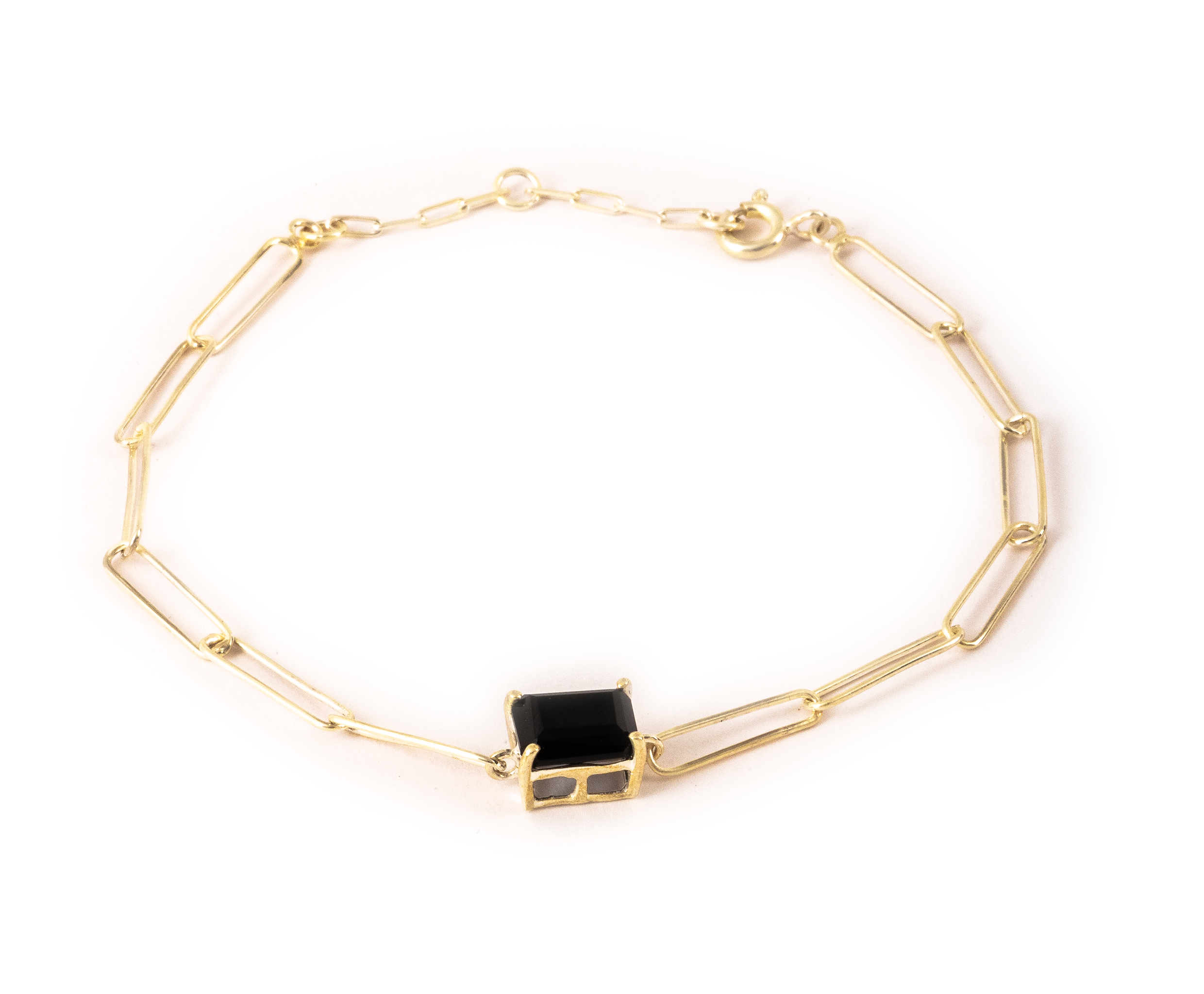 Moon Bracelet - Black Onyx