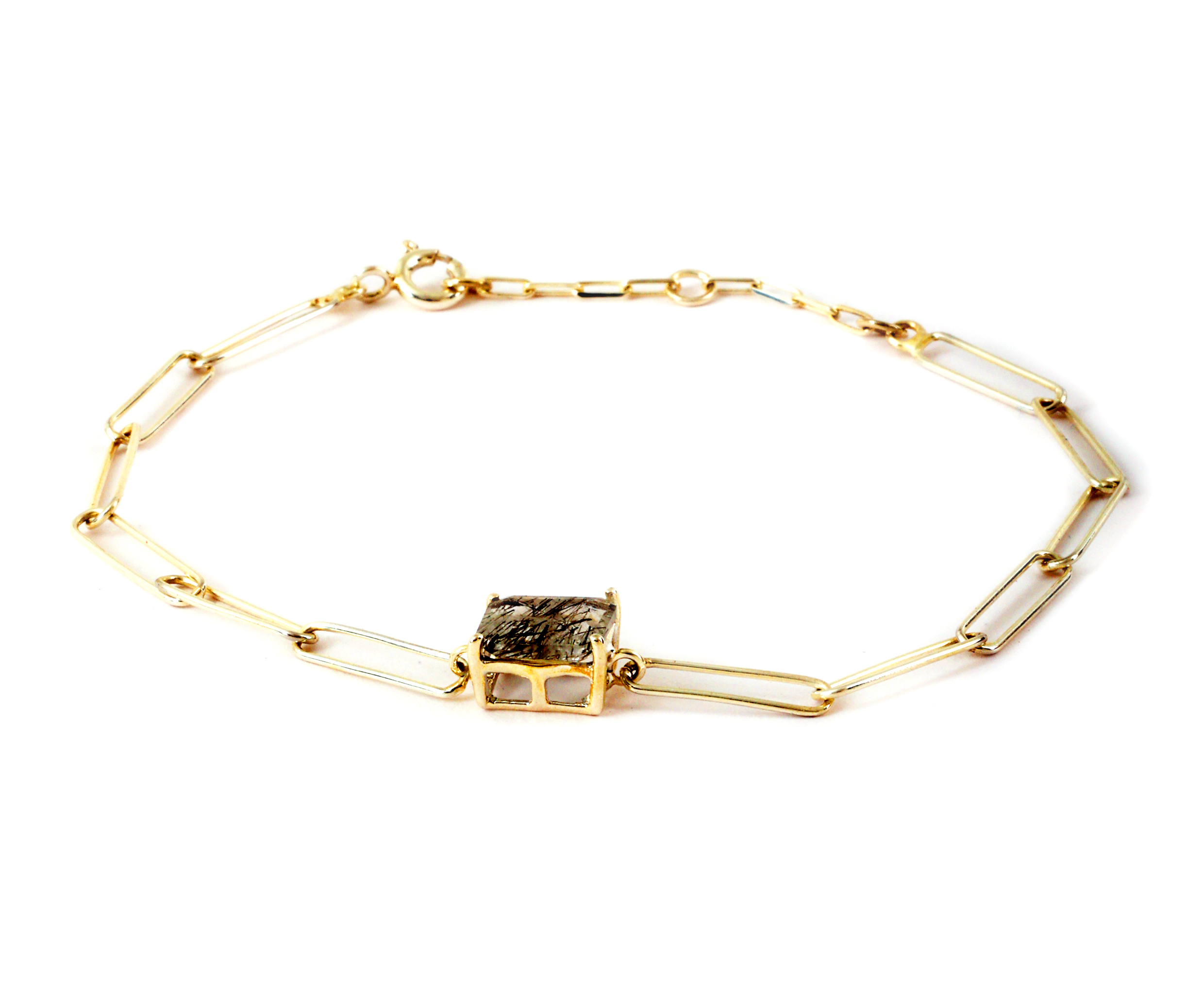 Cubic Stone - Black Rutile