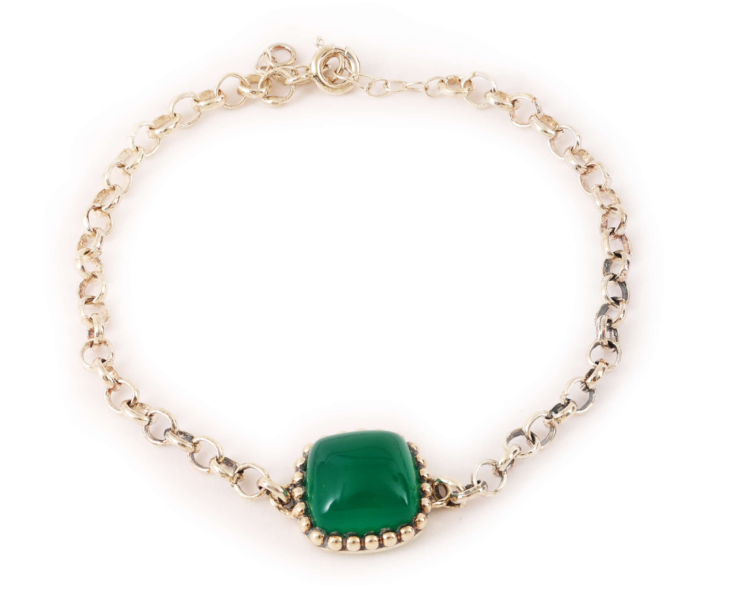 Zia Bracelet – Green Onyx