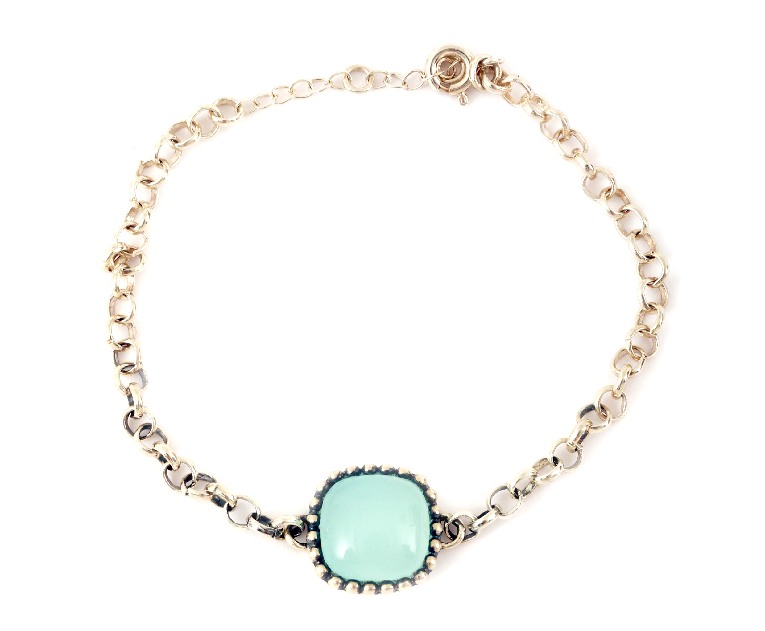 Zia Bracelet – Chalcedony