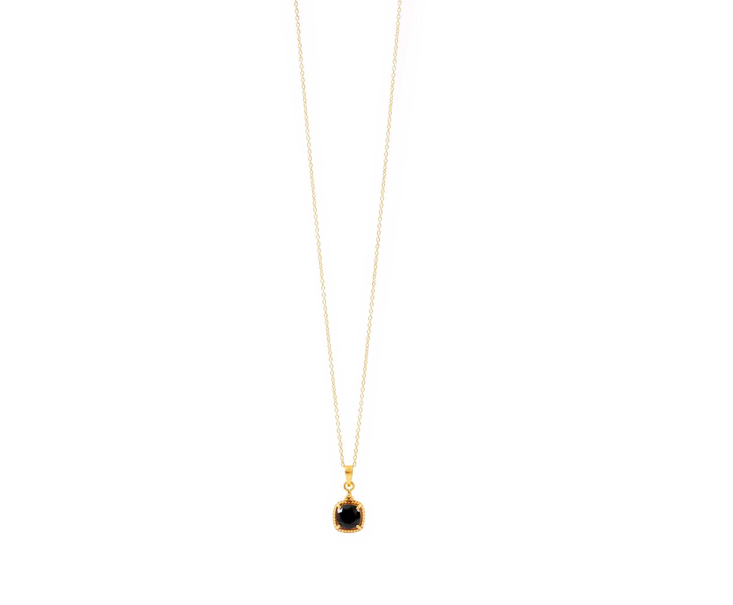 Oxidised Solitary - Black Onyx
