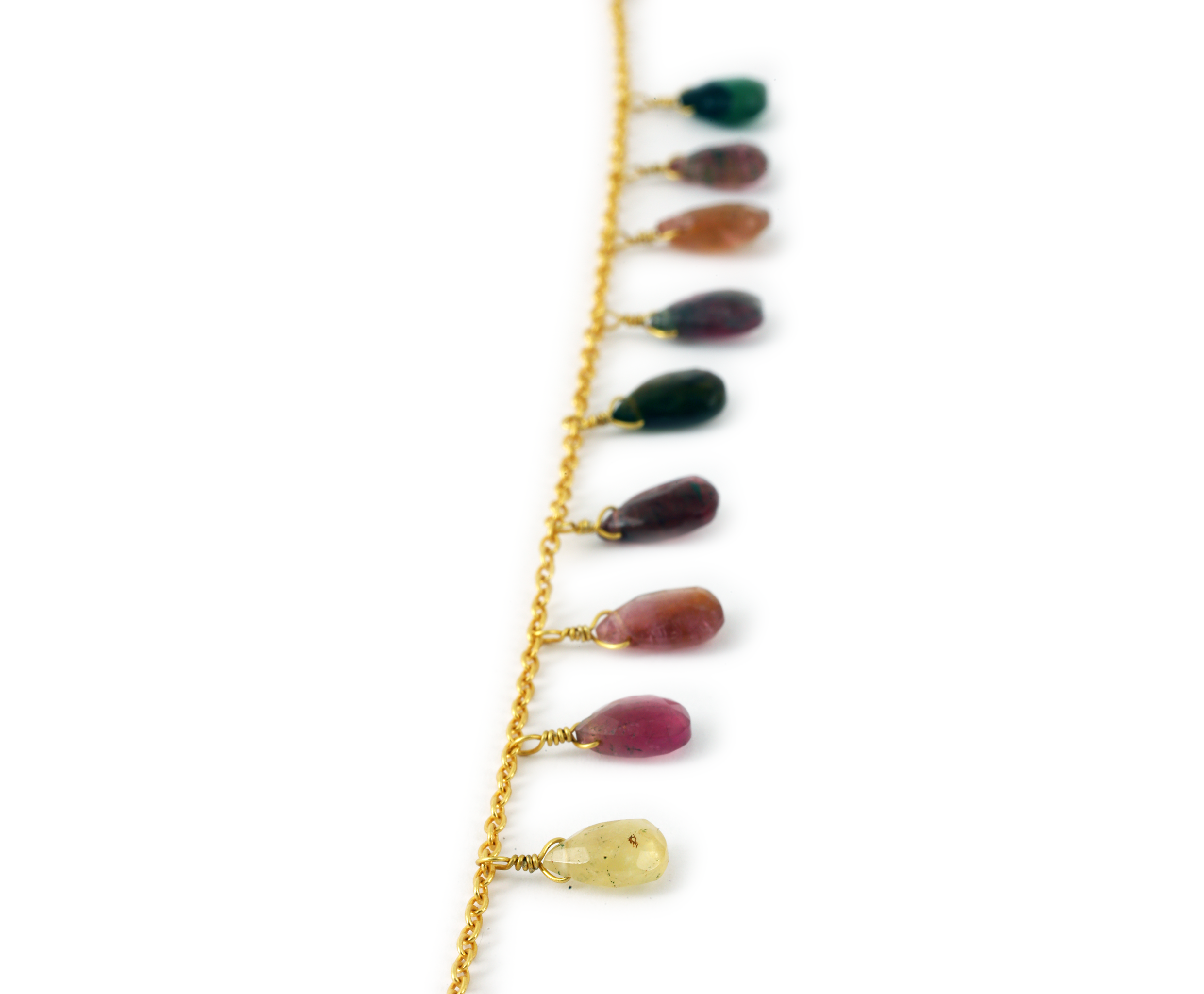 Tourmaline Hanging Beads