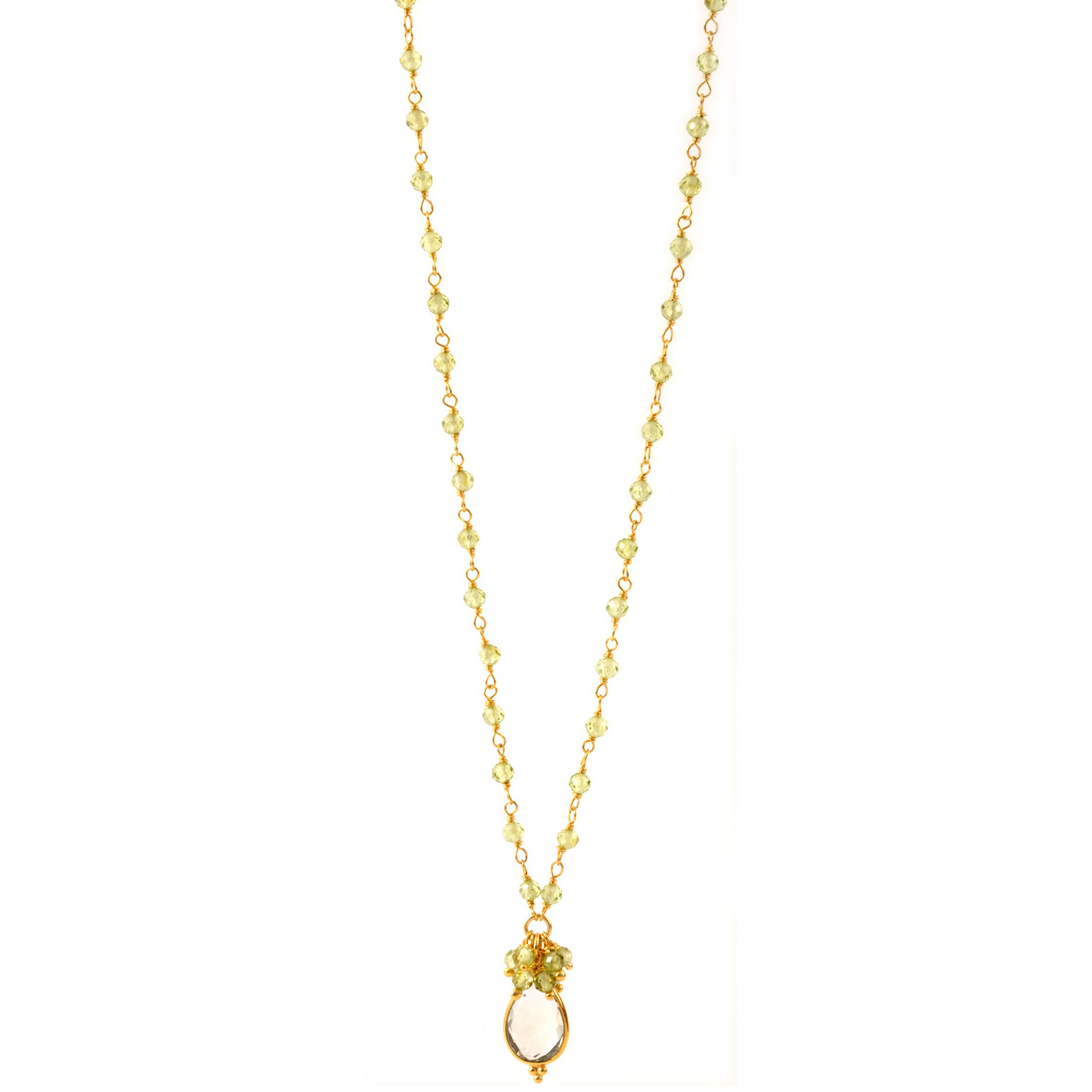 Beaded - Peridot / Green Amethyst