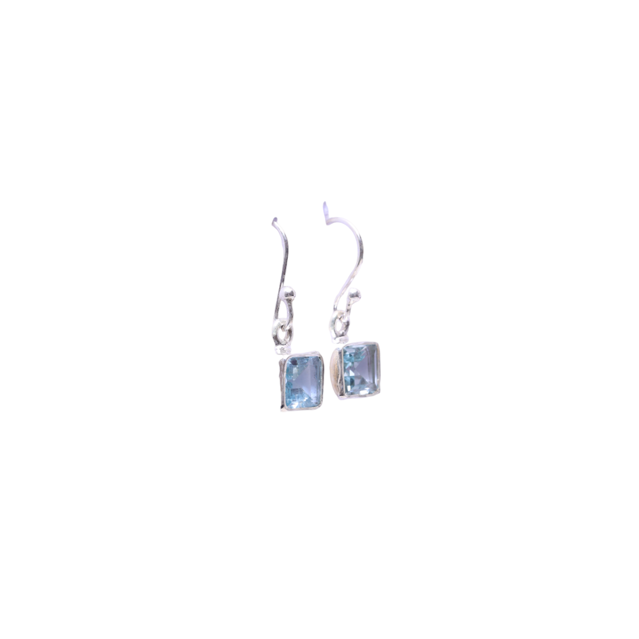 Hanging Square - Blue Topaz