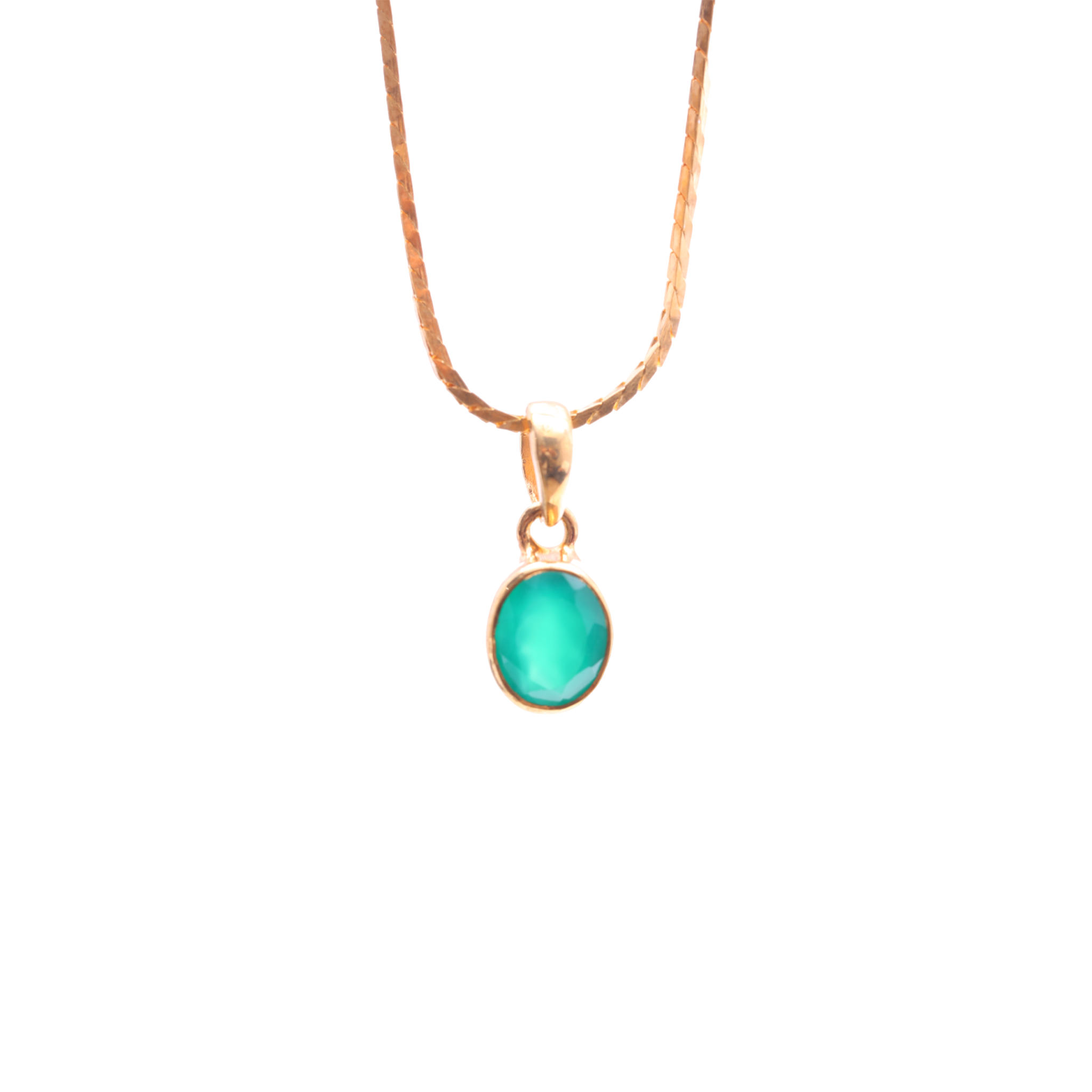 Mini Soul Pendant - square -   Ruby