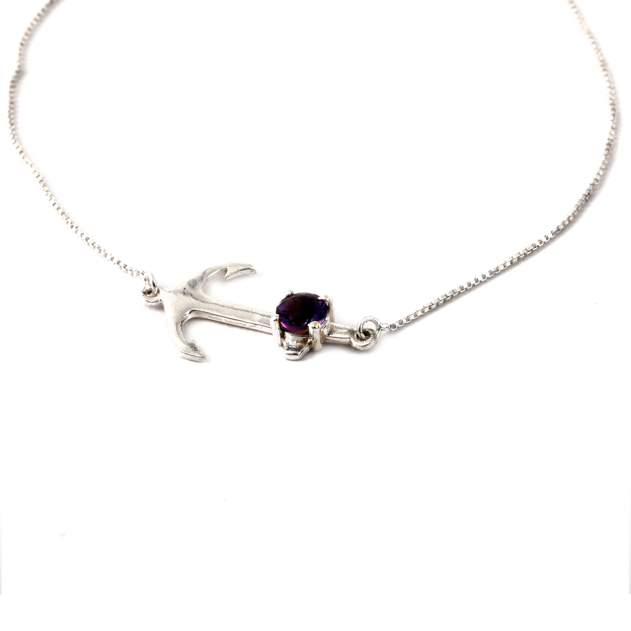 Ship Anchor - Amethyst