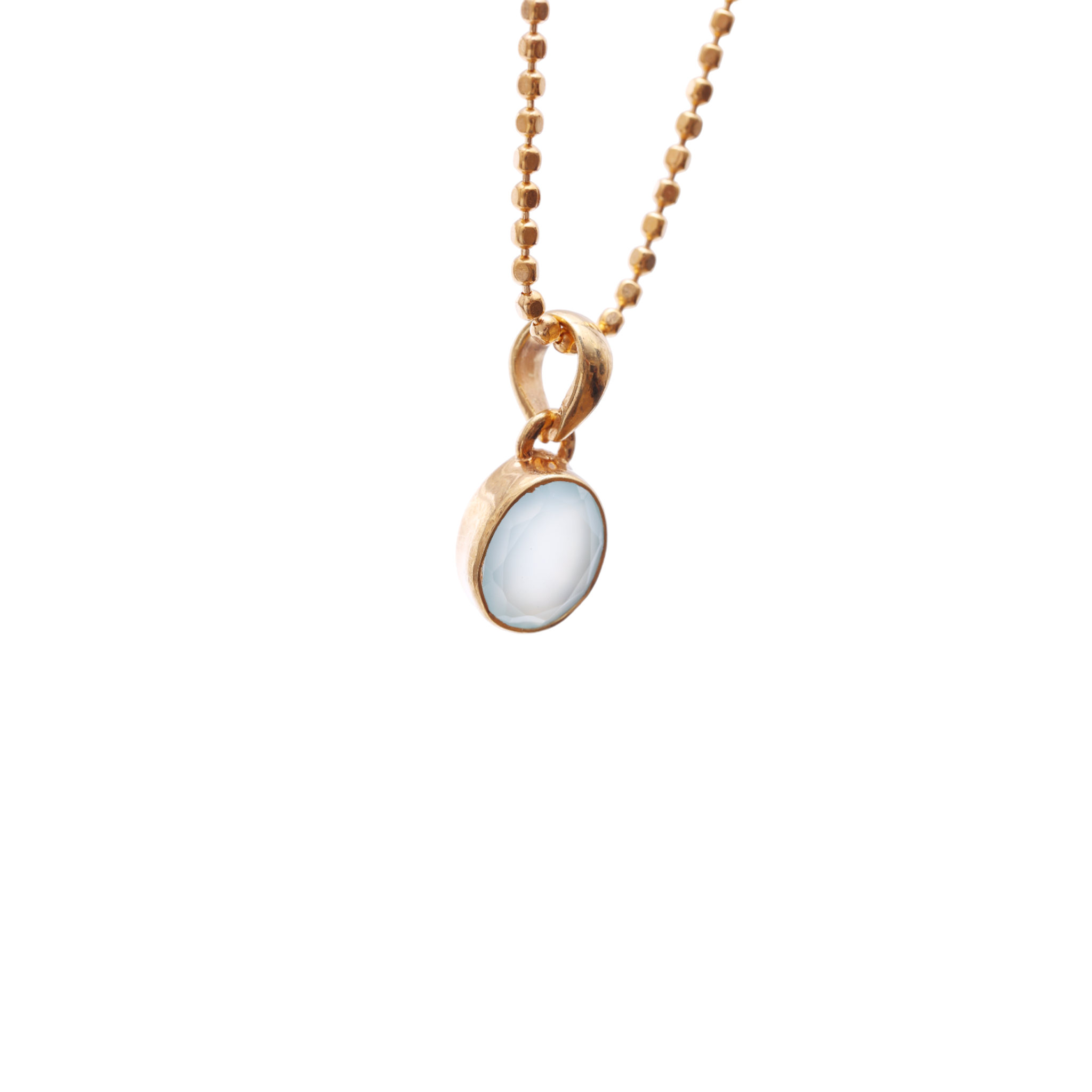 Small Oval Pendant - Moonstone