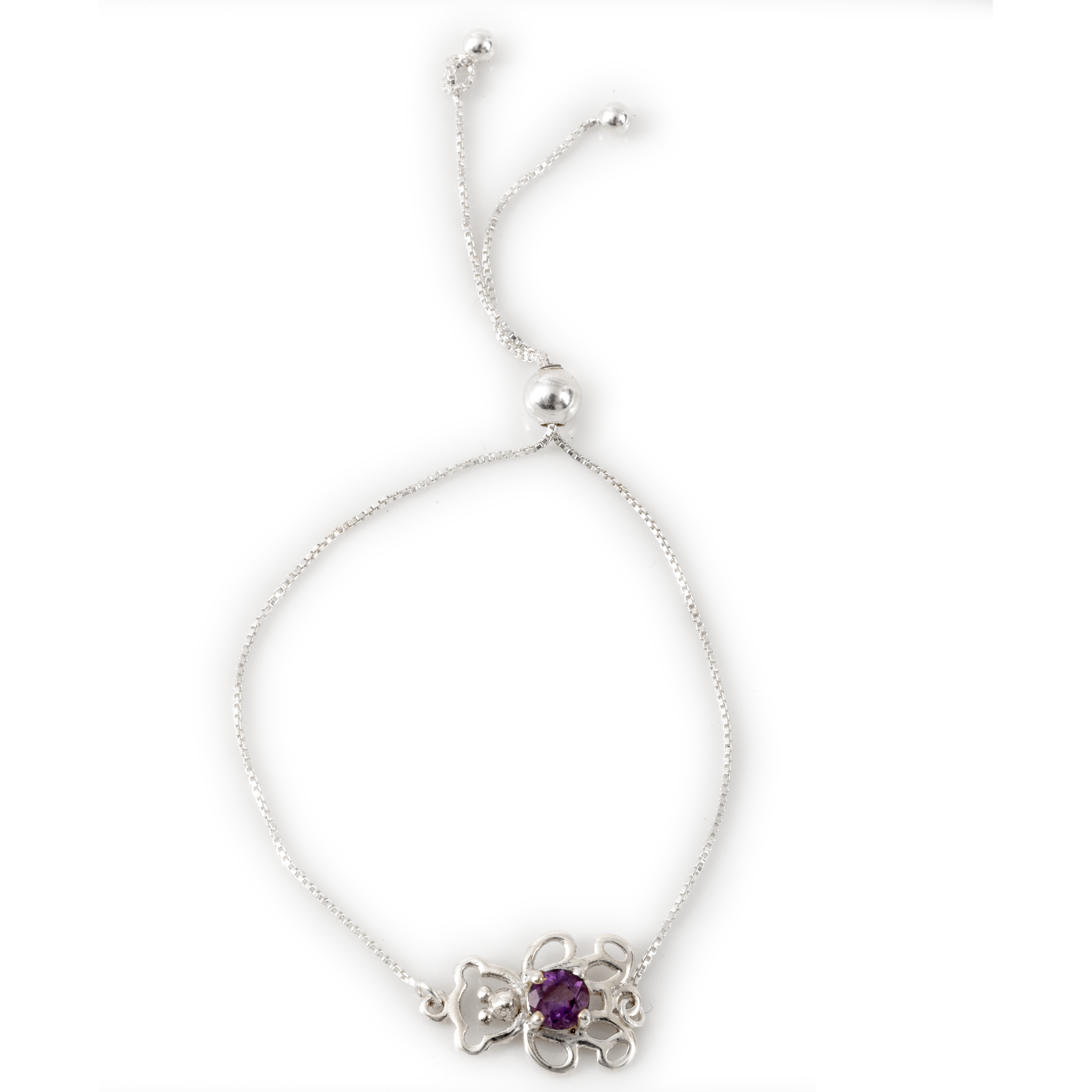 Teddy Bracelet - Amethyst