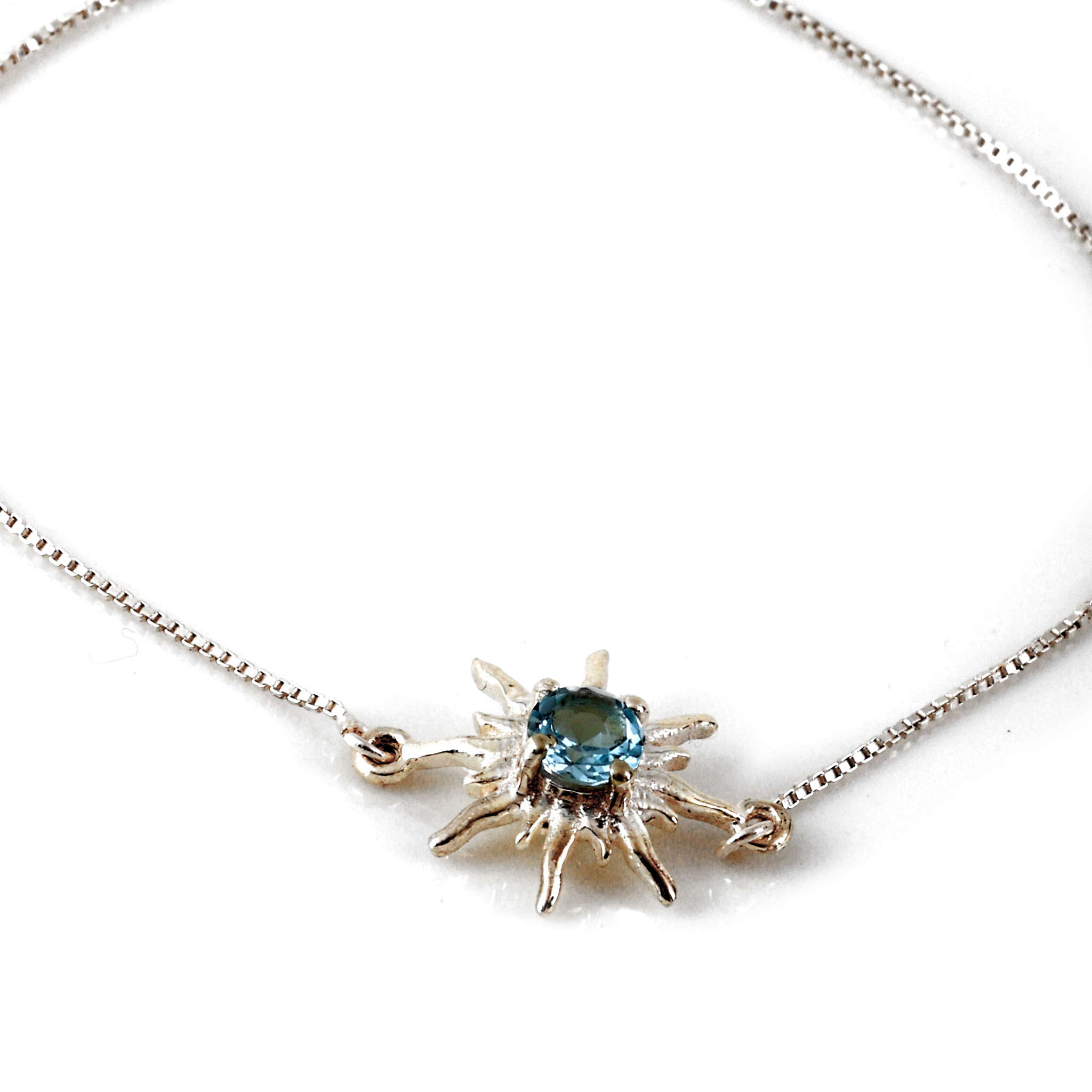 Sun Bracelet - Blue Topaz