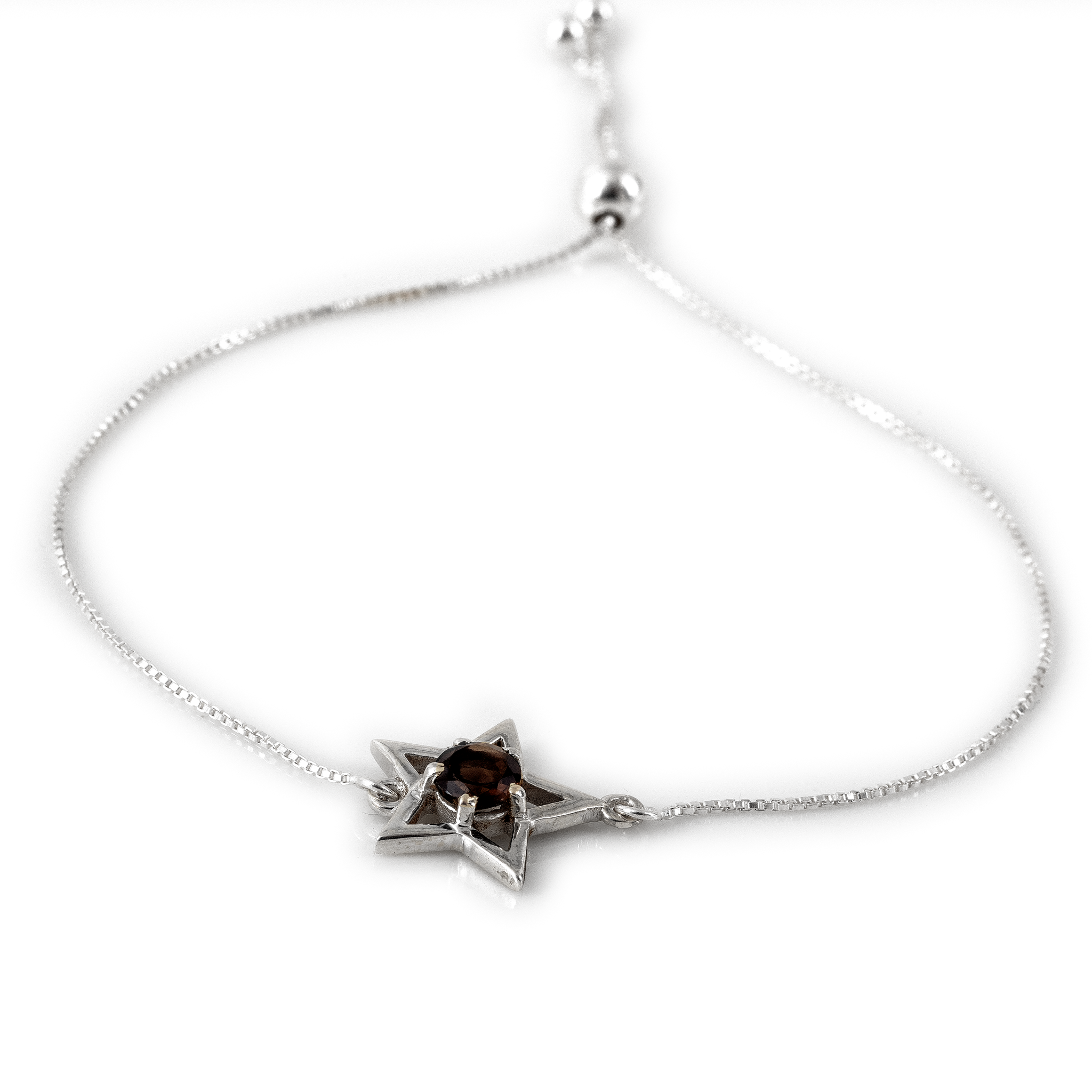 Star Bracelet - Smokey Quartz