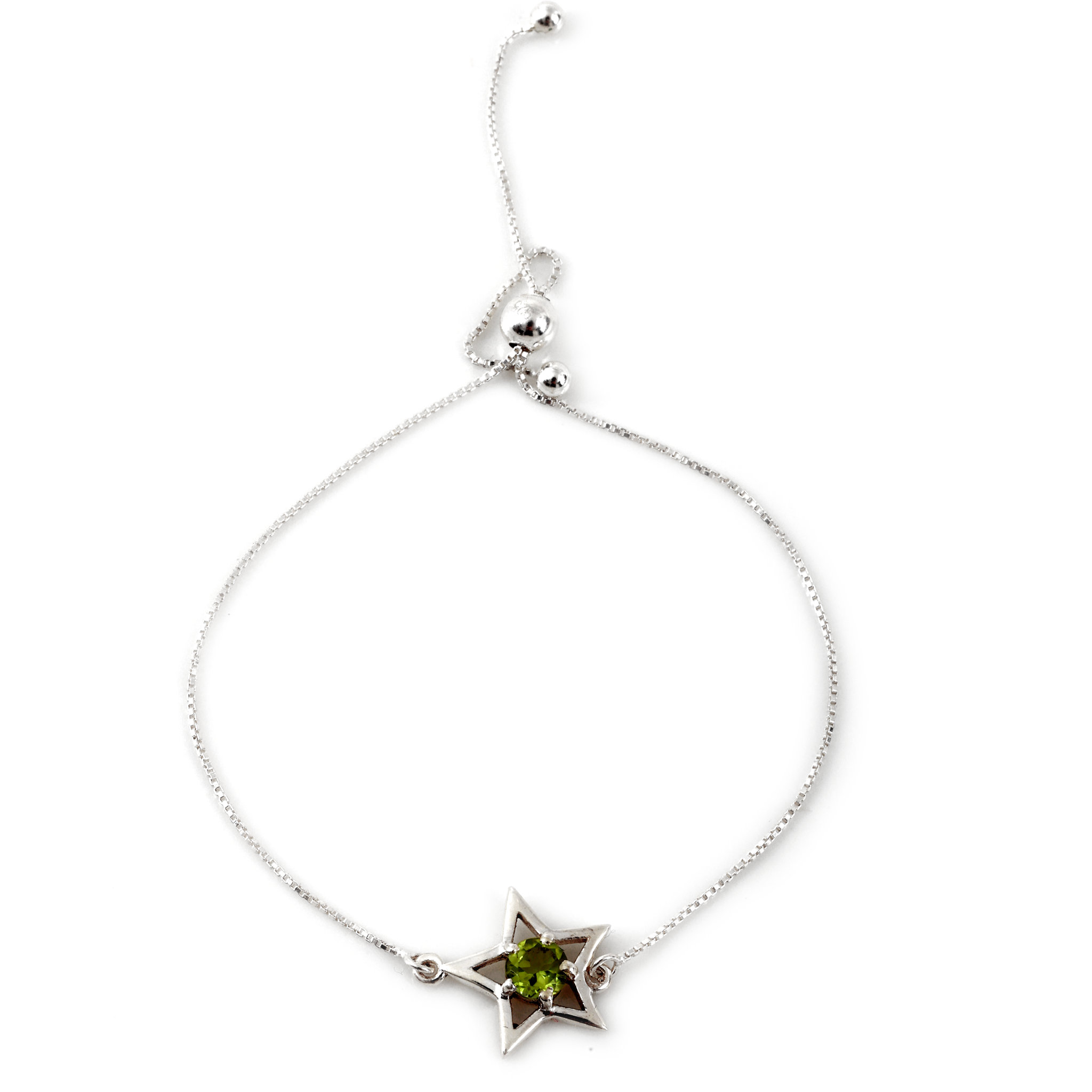 Star Bracelet - Peridot