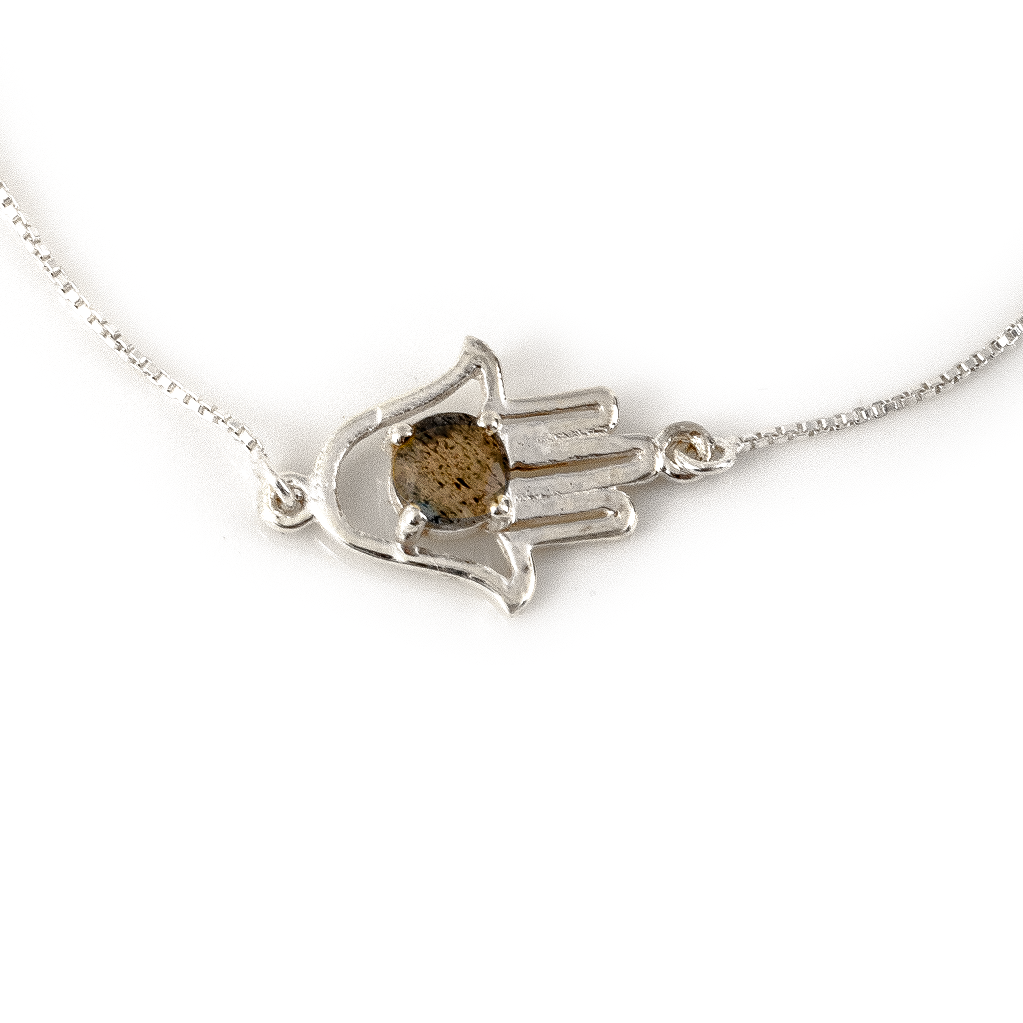 Hamza Sigil Bracelet - Labradorite