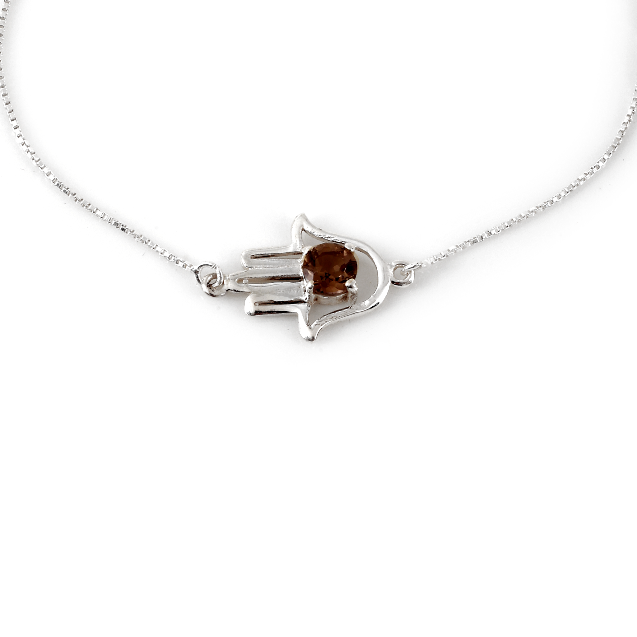 Hamza Sigil Bracelet - Smokey Quartz