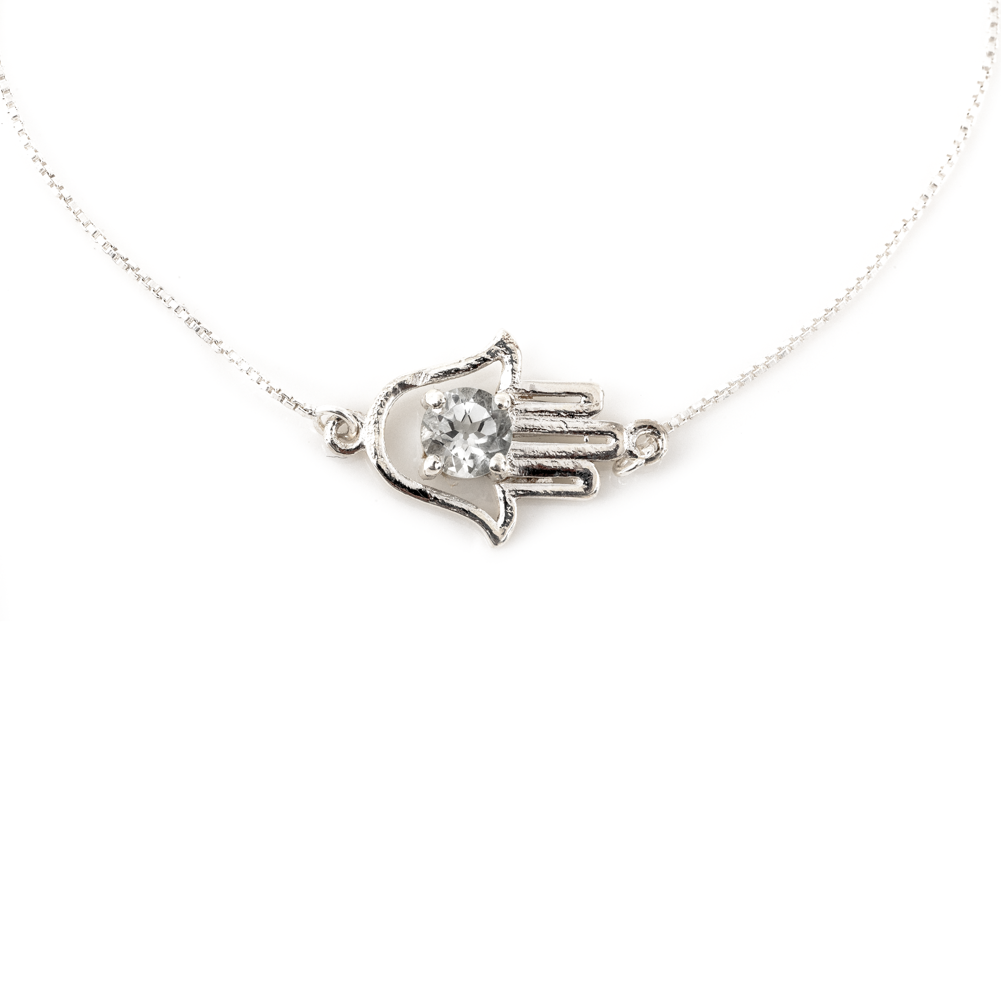 Hamza Sigil Bracelet - Cubic Zircon