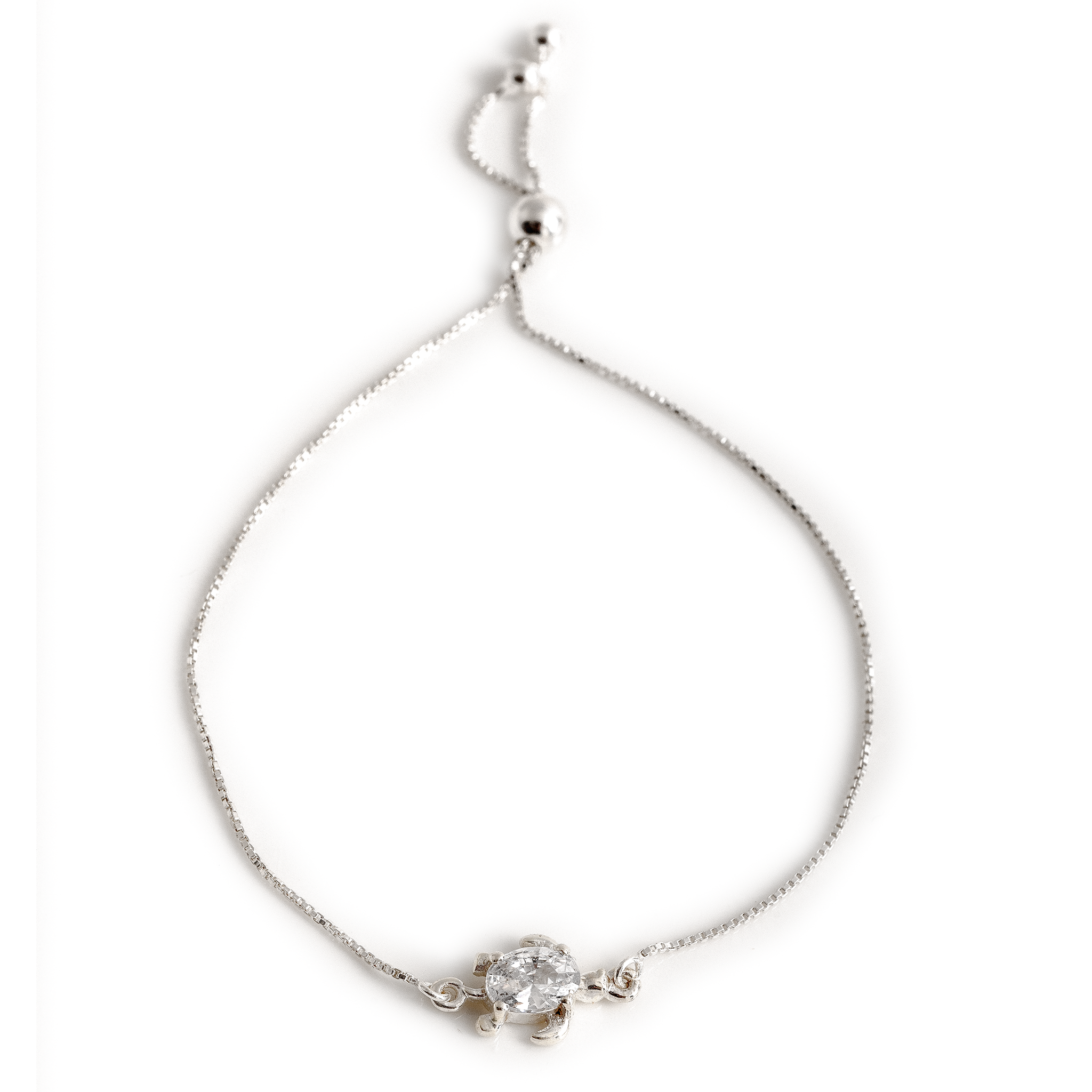 Turtle Bracelet - Cubic Zircon