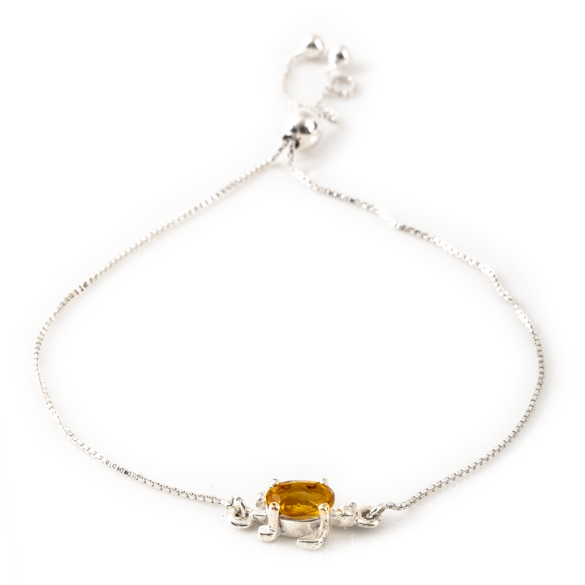 Turtle Bracelet - Citrine