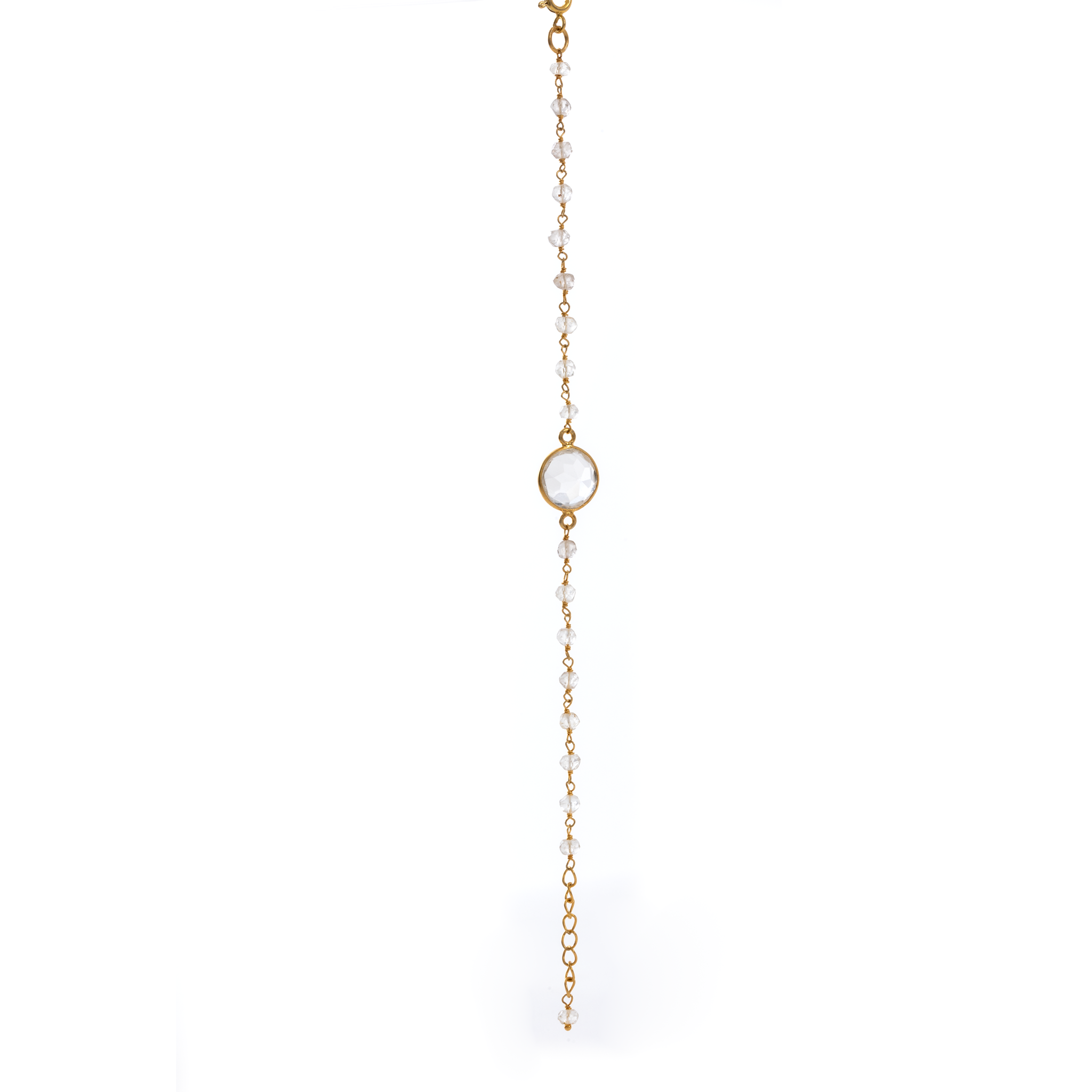 Small Beads Bracelet - White Rainbow