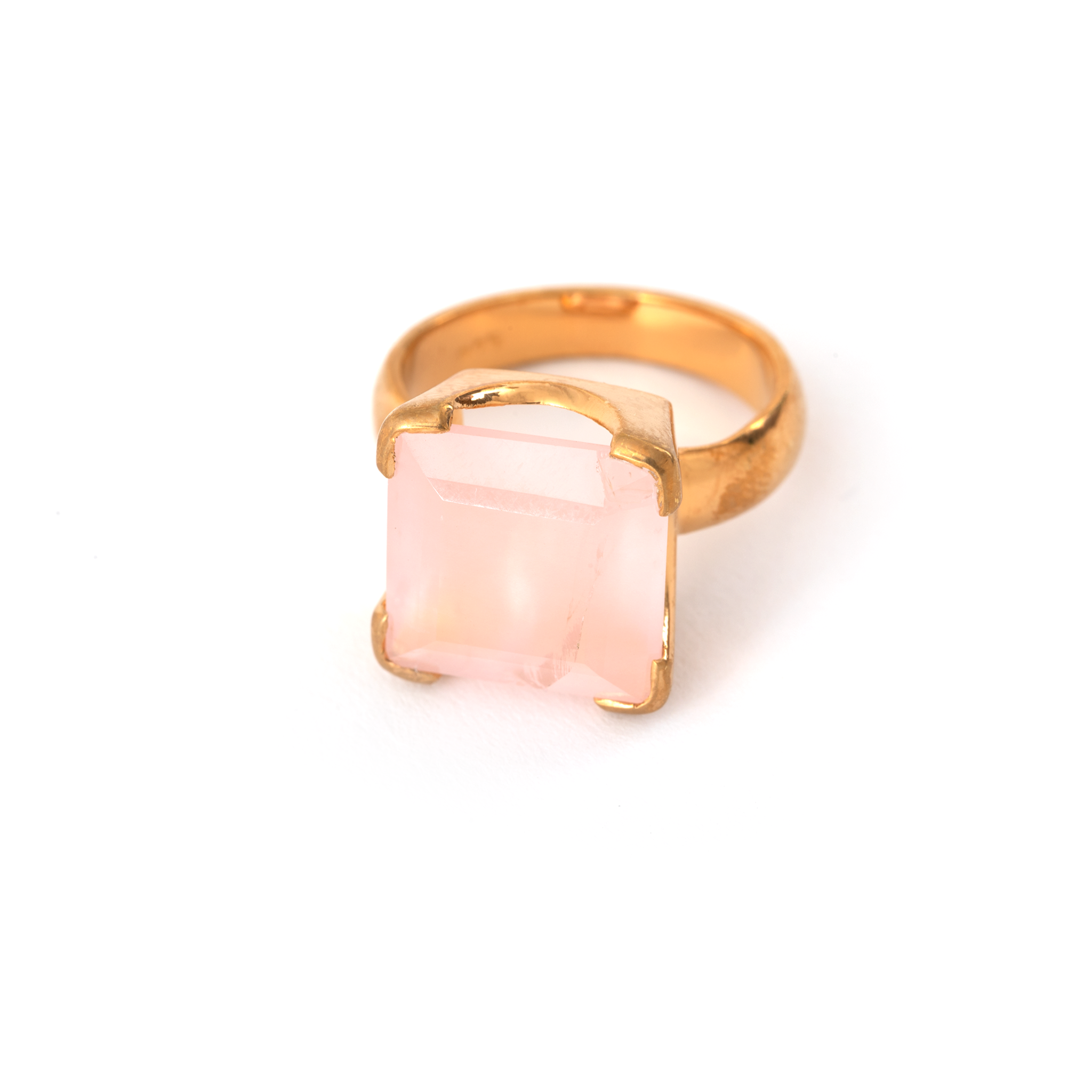 Bold Block - Square Rose Quartz
