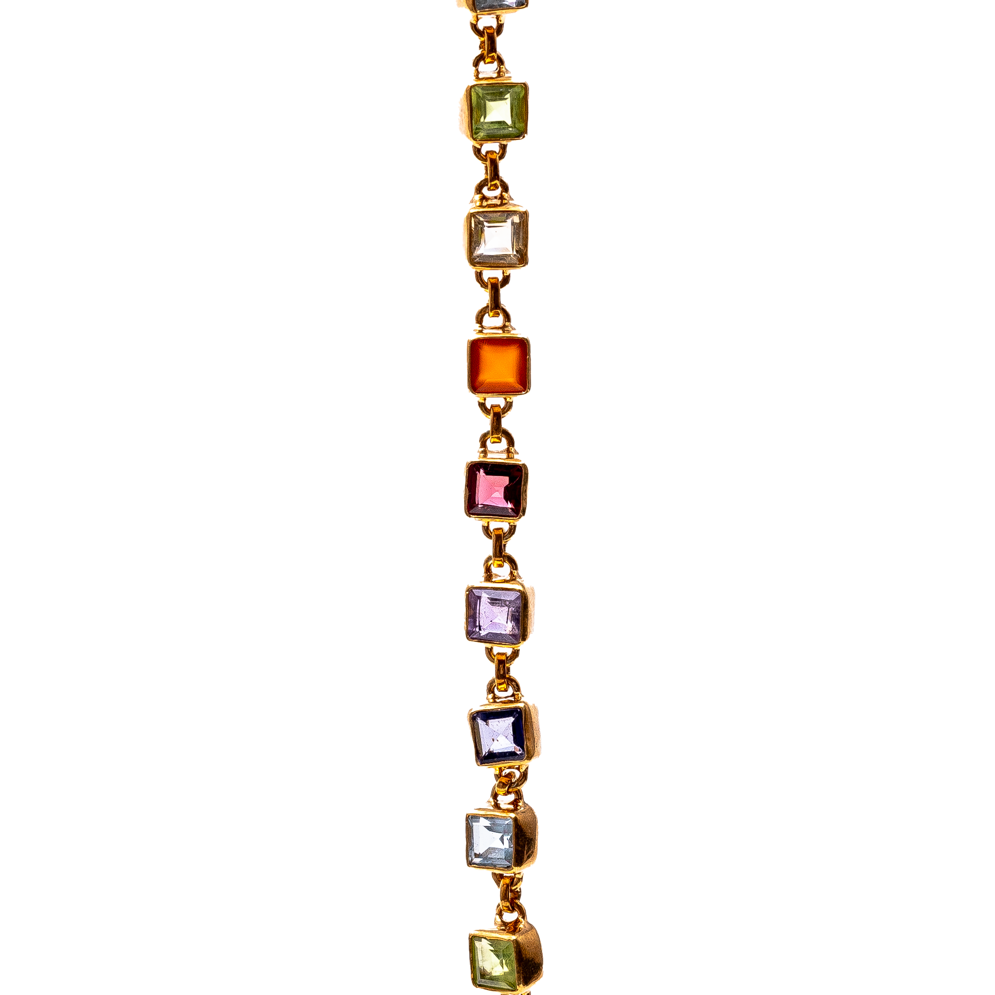 Chakra Bracelet - Square Stones