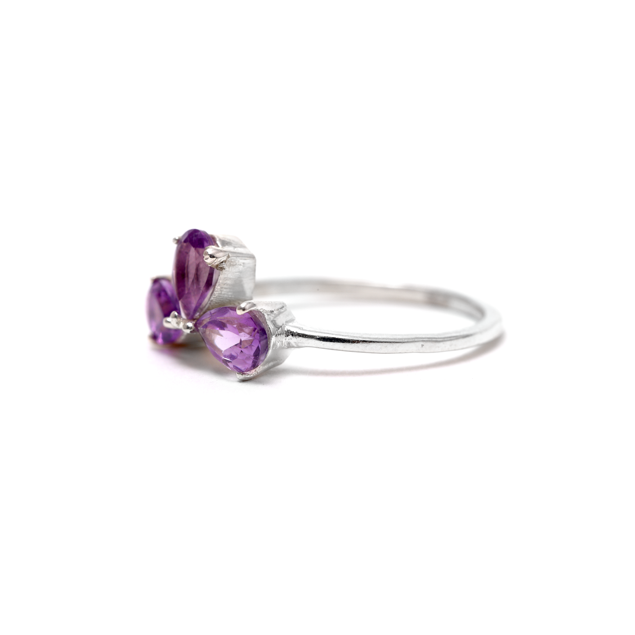Three Leaves Pattern - Amethyst